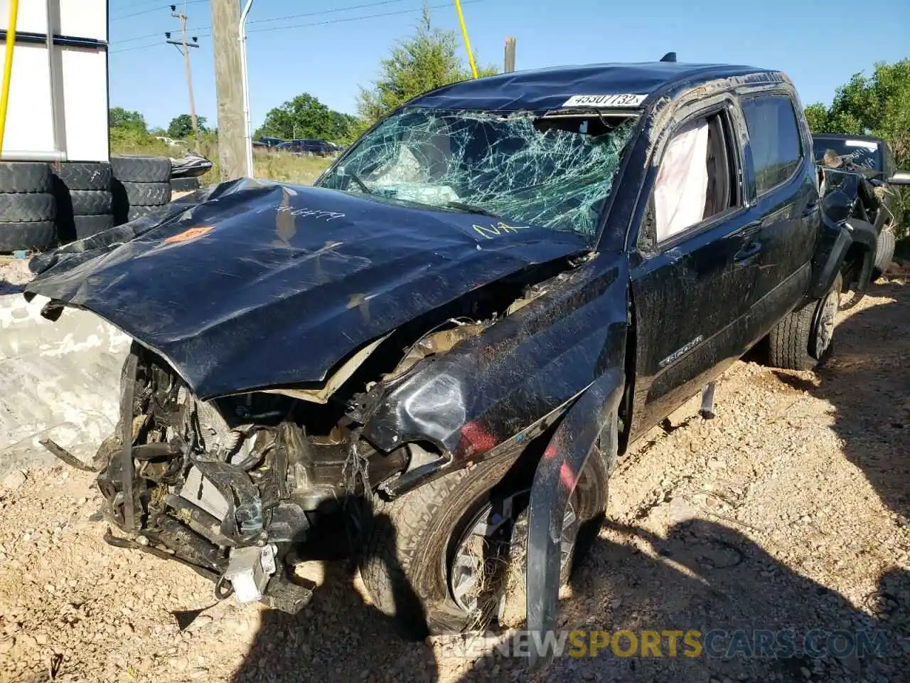 9 Photograph of a damaged car 3TMCZ5AN7LM336479 TOYOTA TACOMA 2020