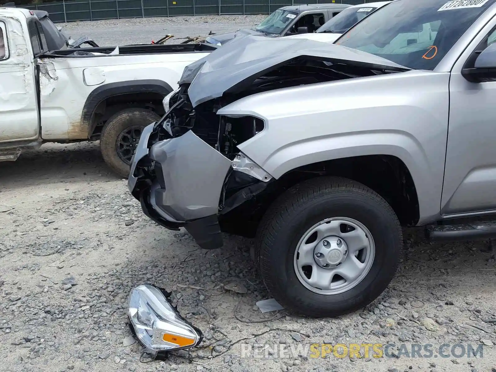 9 Photograph of a damaged car 3TMCZ5AN7LM343612 TOYOTA TACOMA 2020
