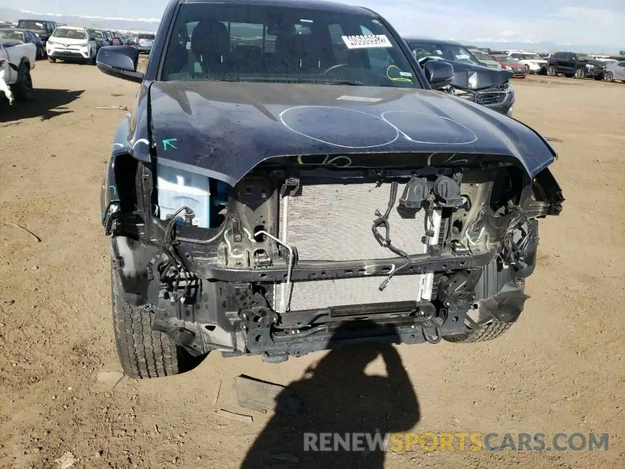 9 Photograph of a damaged car 3TMCZ5AN7LM350950 TOYOTA TACOMA 2020