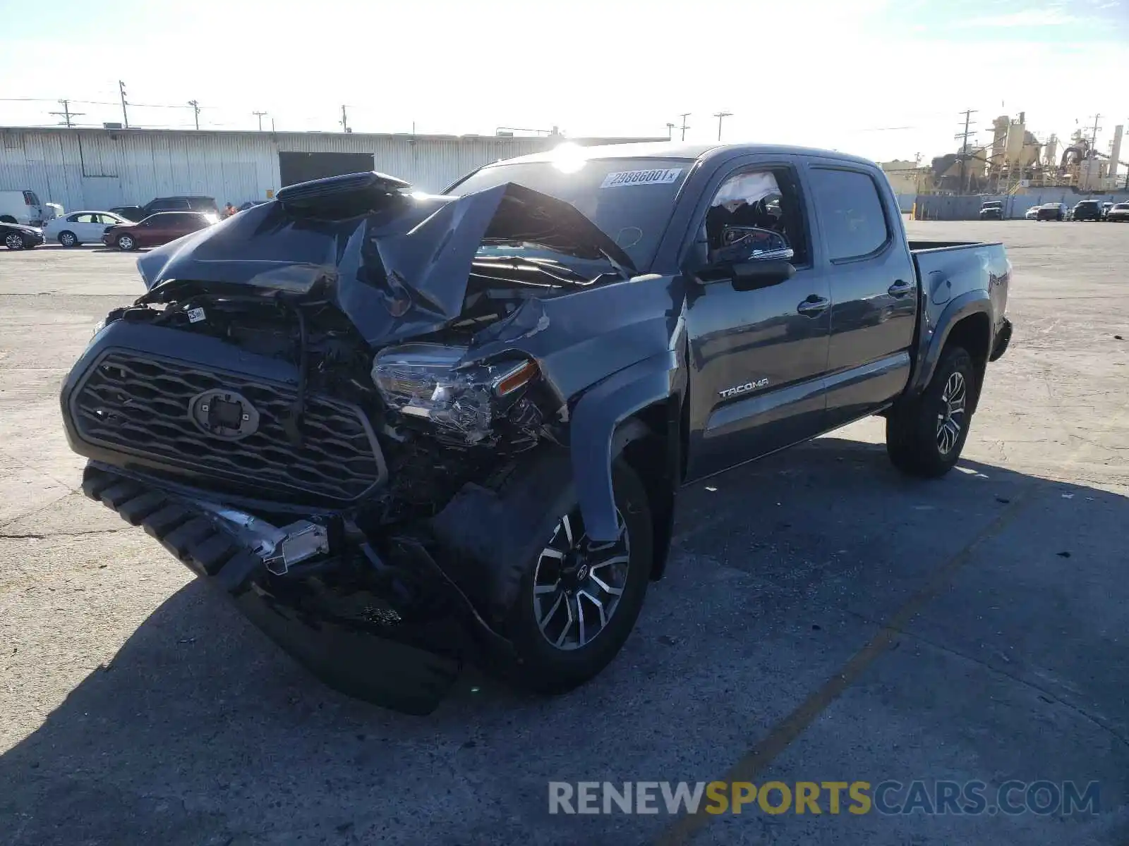 2 Photograph of a damaged car 3TMCZ5AN7LM351077 TOYOTA TACOMA 2020