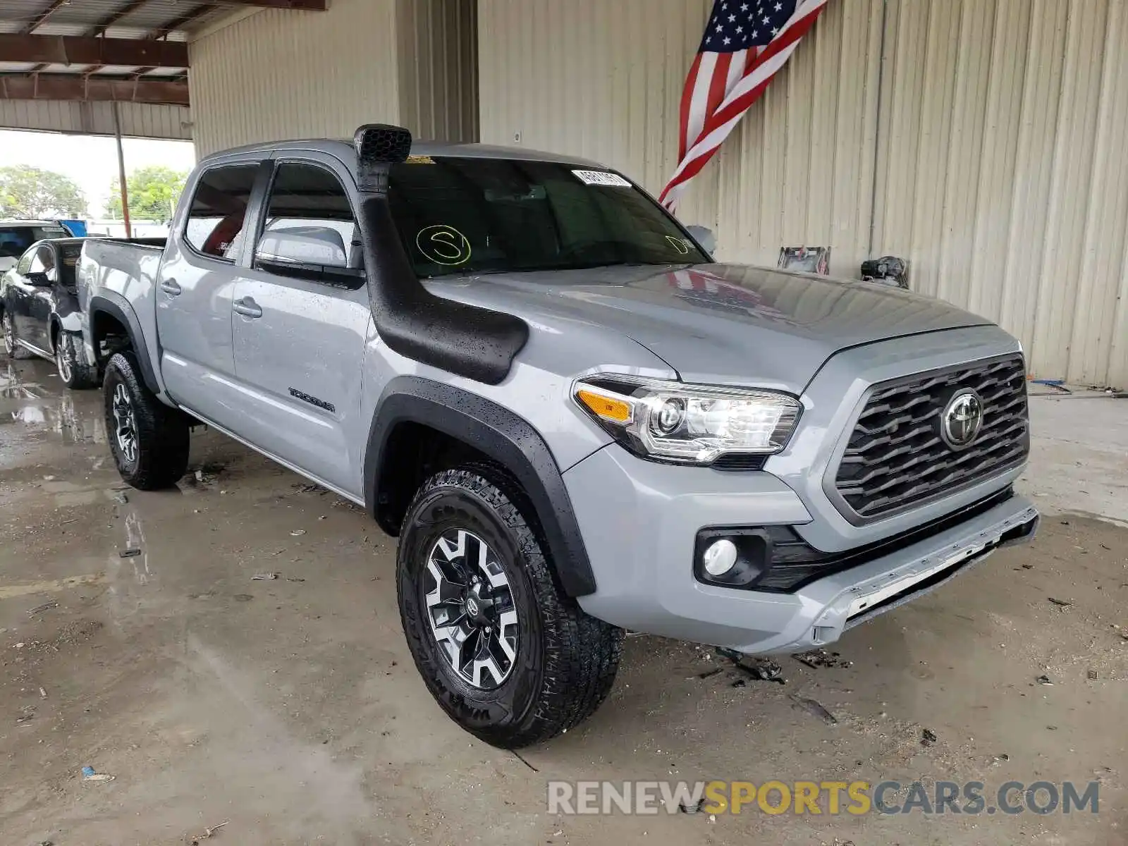 1 Photograph of a damaged car 3TMCZ5AN7LM355422 TOYOTA TACOMA 2020