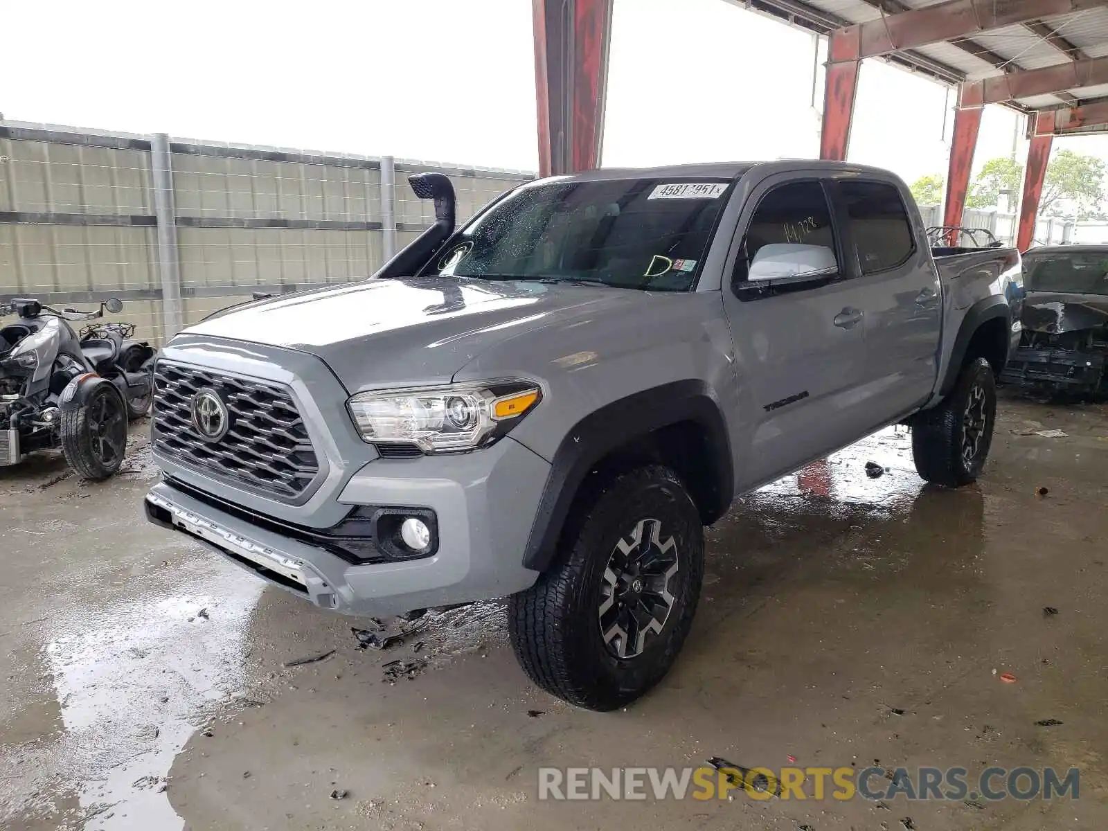 2 Photograph of a damaged car 3TMCZ5AN7LM355422 TOYOTA TACOMA 2020