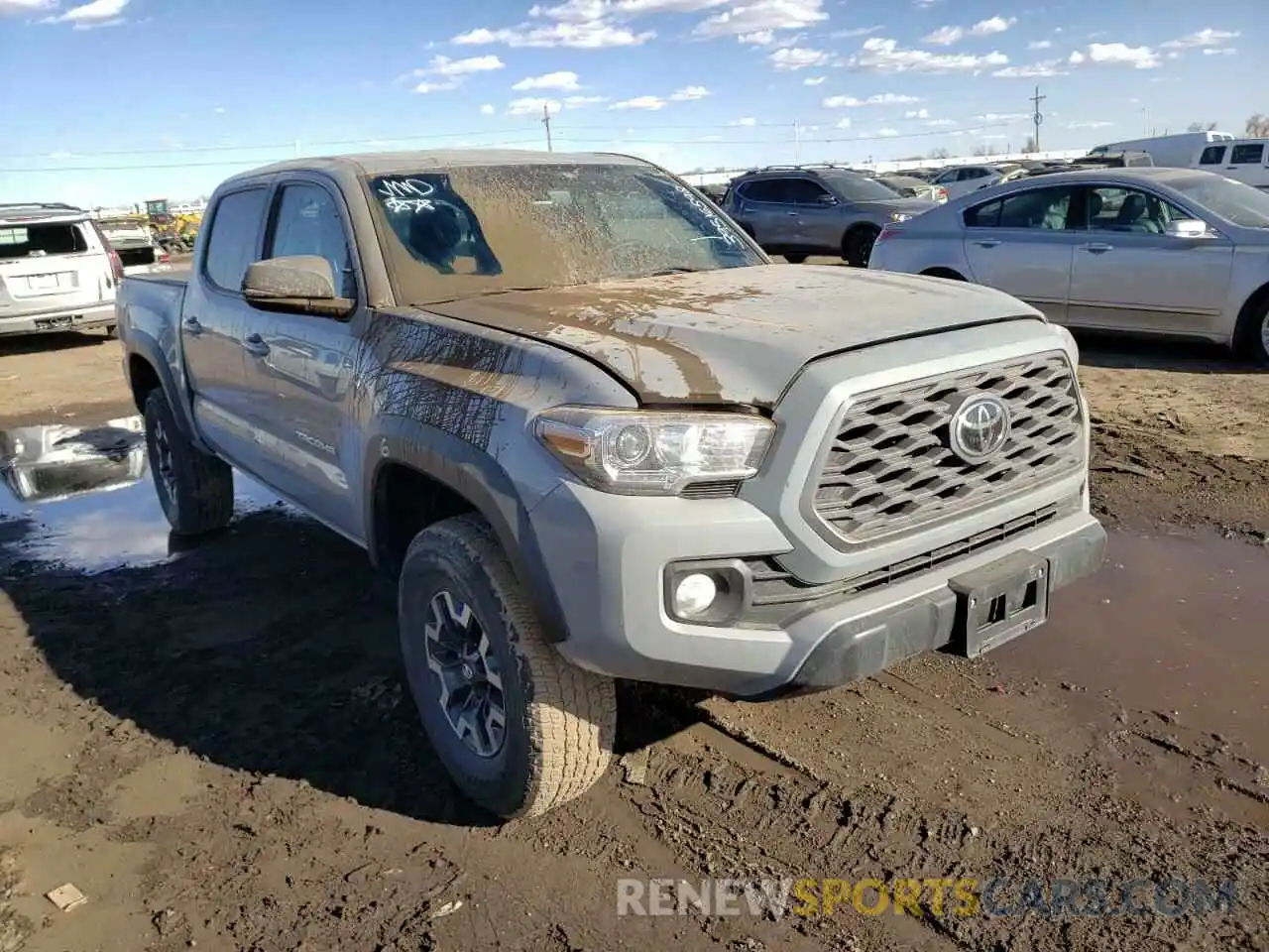 1 Photograph of a damaged car 3TMCZ5AN7LM363696 TOYOTA TACOMA 2020