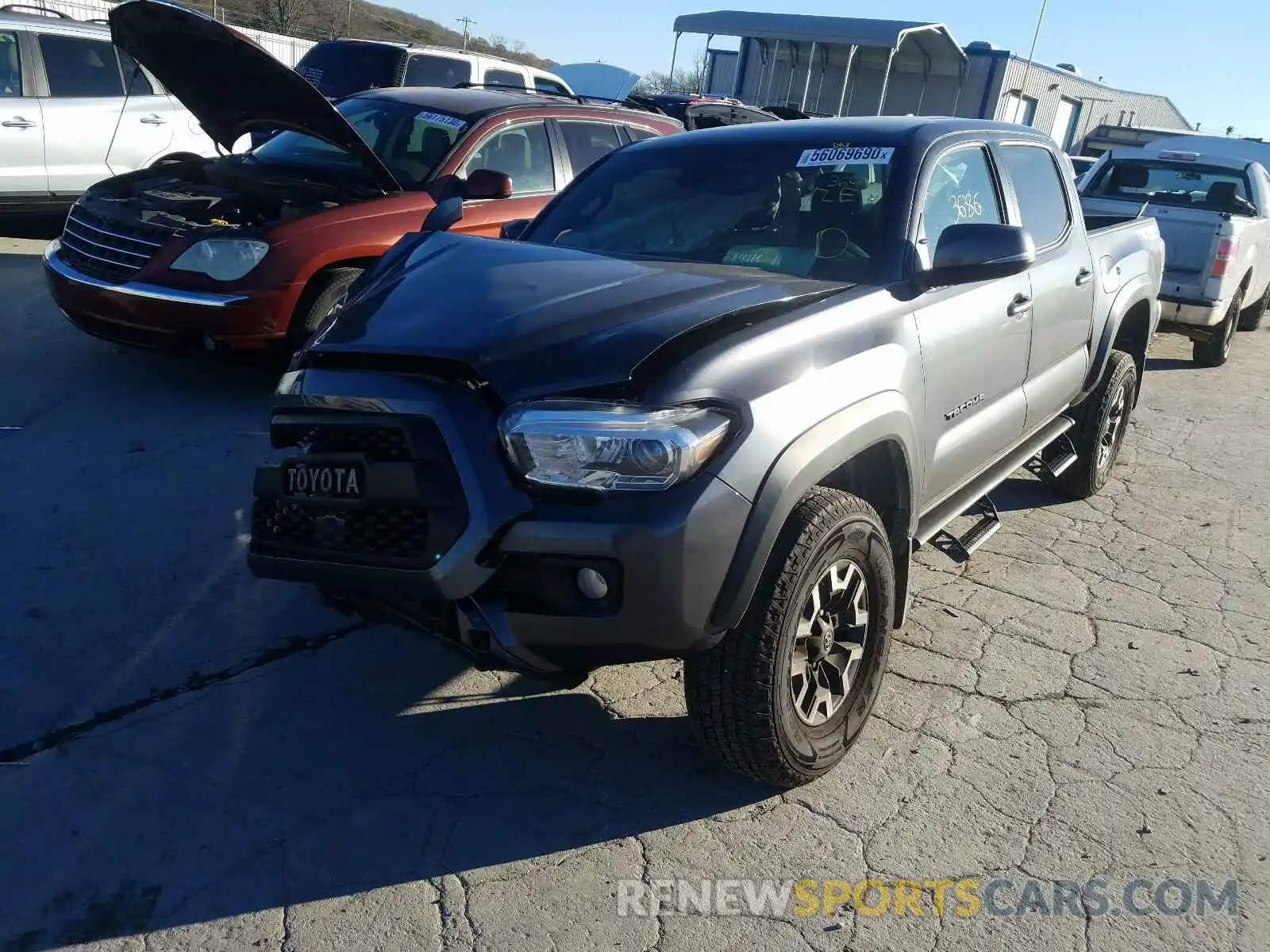 2 Photograph of a damaged car 3TMCZ5AN7LM364685 TOYOTA TACOMA 2020