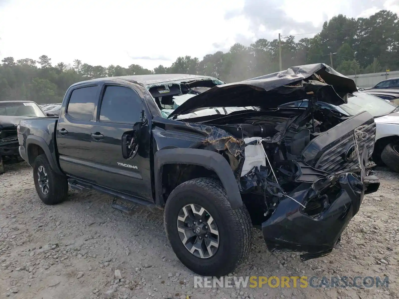 1 Photograph of a damaged car 3TMCZ5AN8LM288359 TOYOTA TACOMA 2020