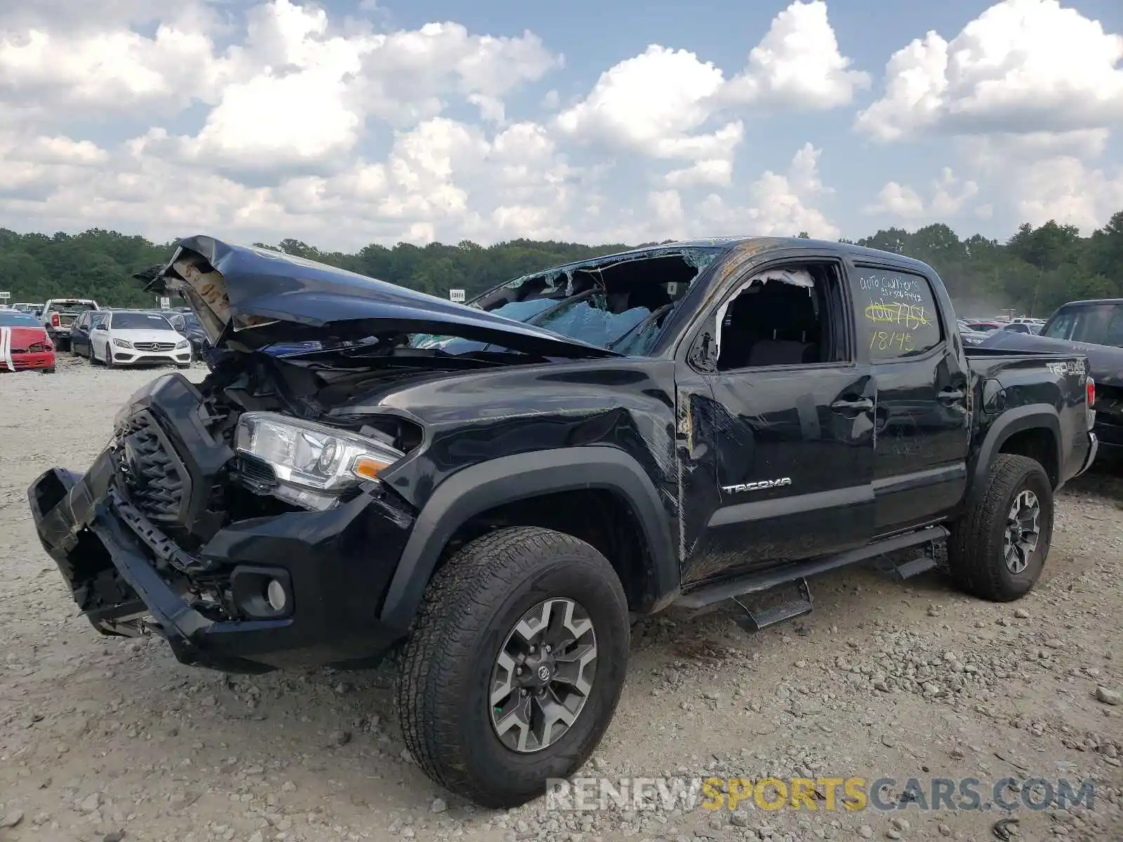 2 Photograph of a damaged car 3TMCZ5AN8LM288359 TOYOTA TACOMA 2020