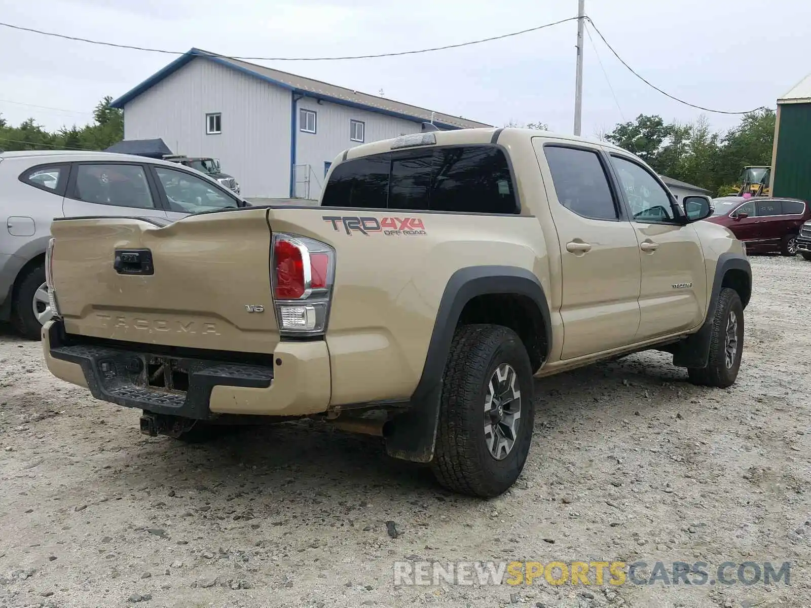 4 Photograph of a damaged car 3TMCZ5AN8LM293707 TOYOTA TACOMA 2020