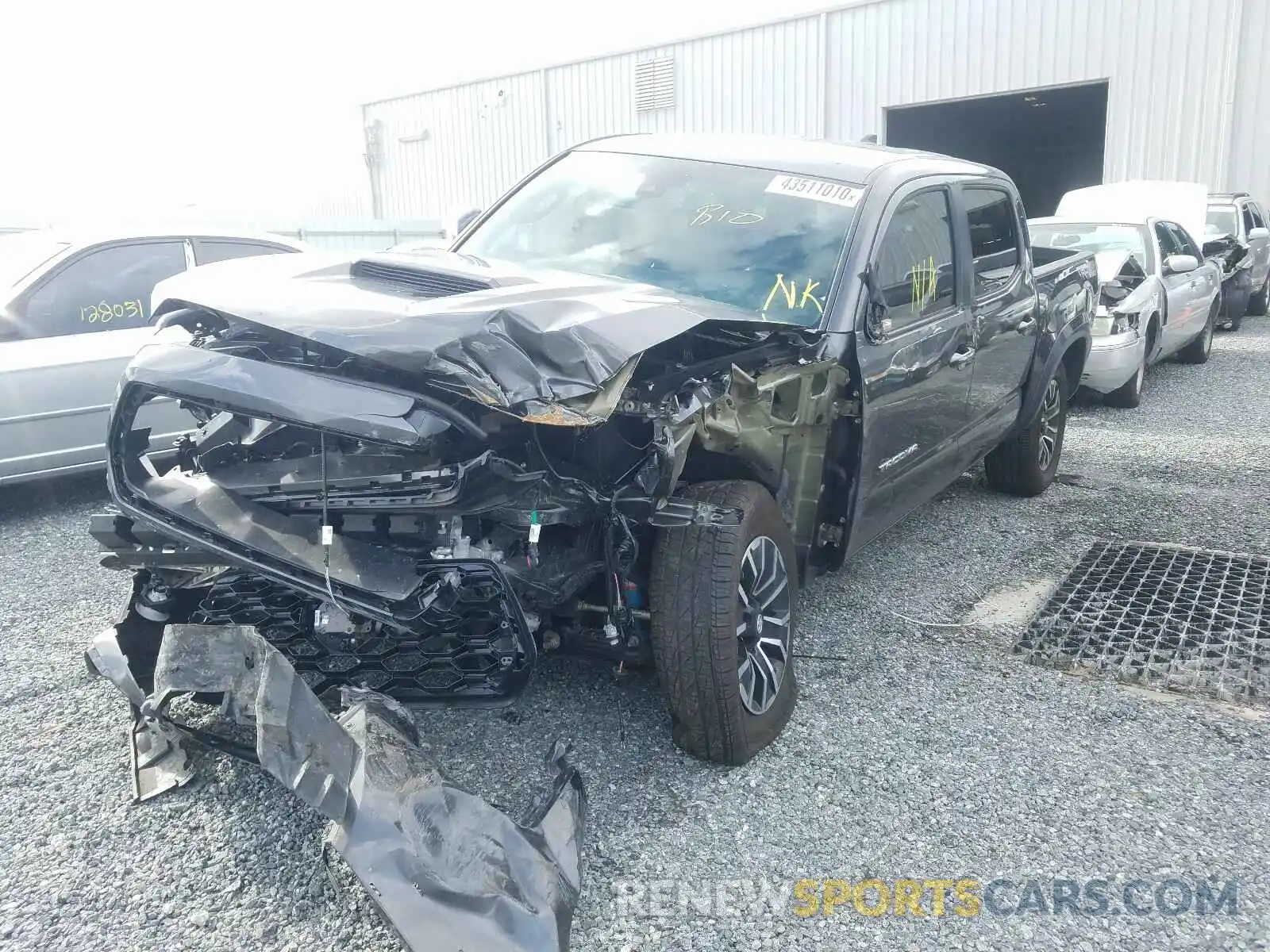 2 Photograph of a damaged car 3TMCZ5AN8LM294047 TOYOTA TACOMA 2020