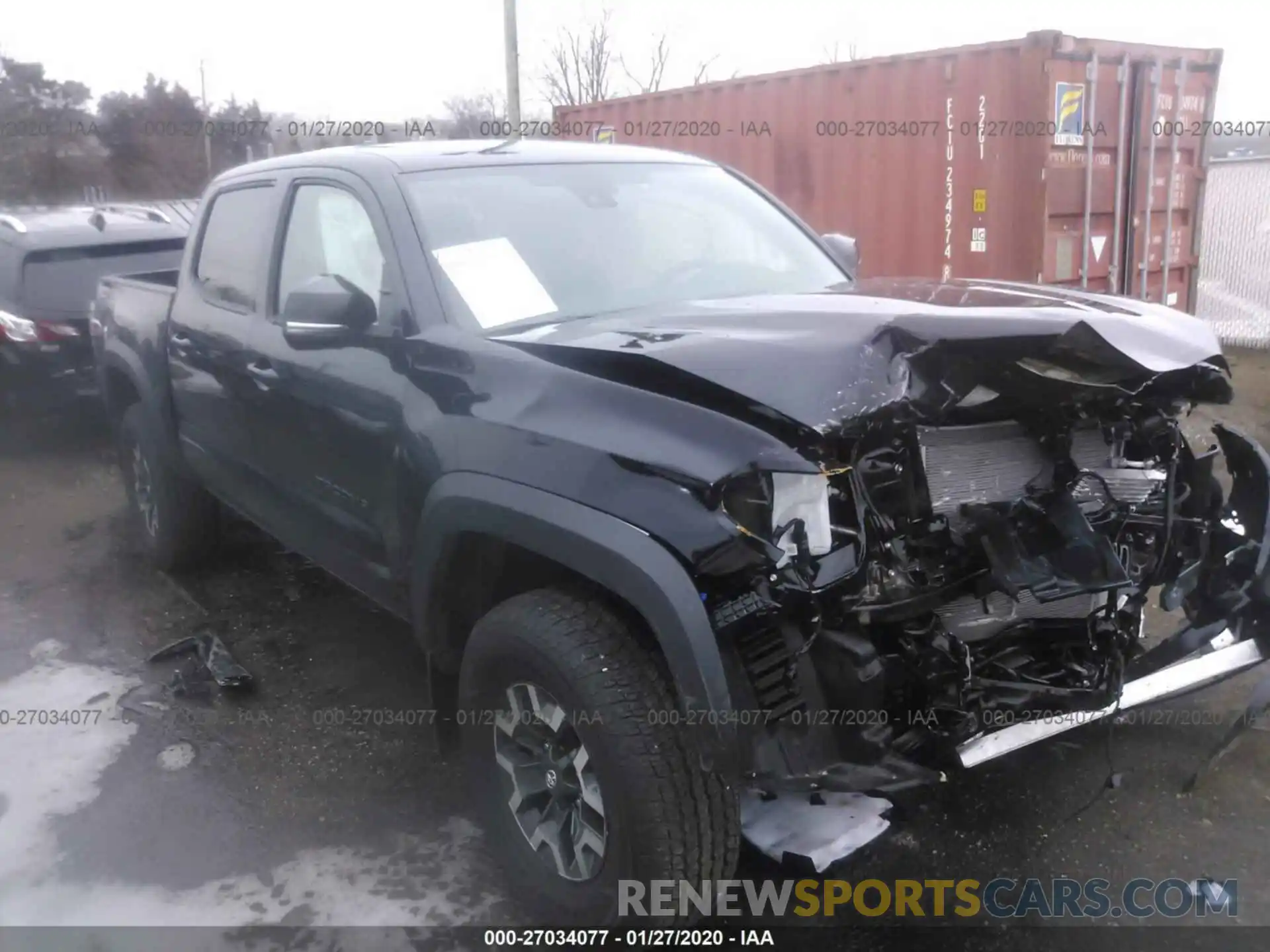 1 Photograph of a damaged car 3TMCZ5AN8LM295151 TOYOTA TACOMA 2020