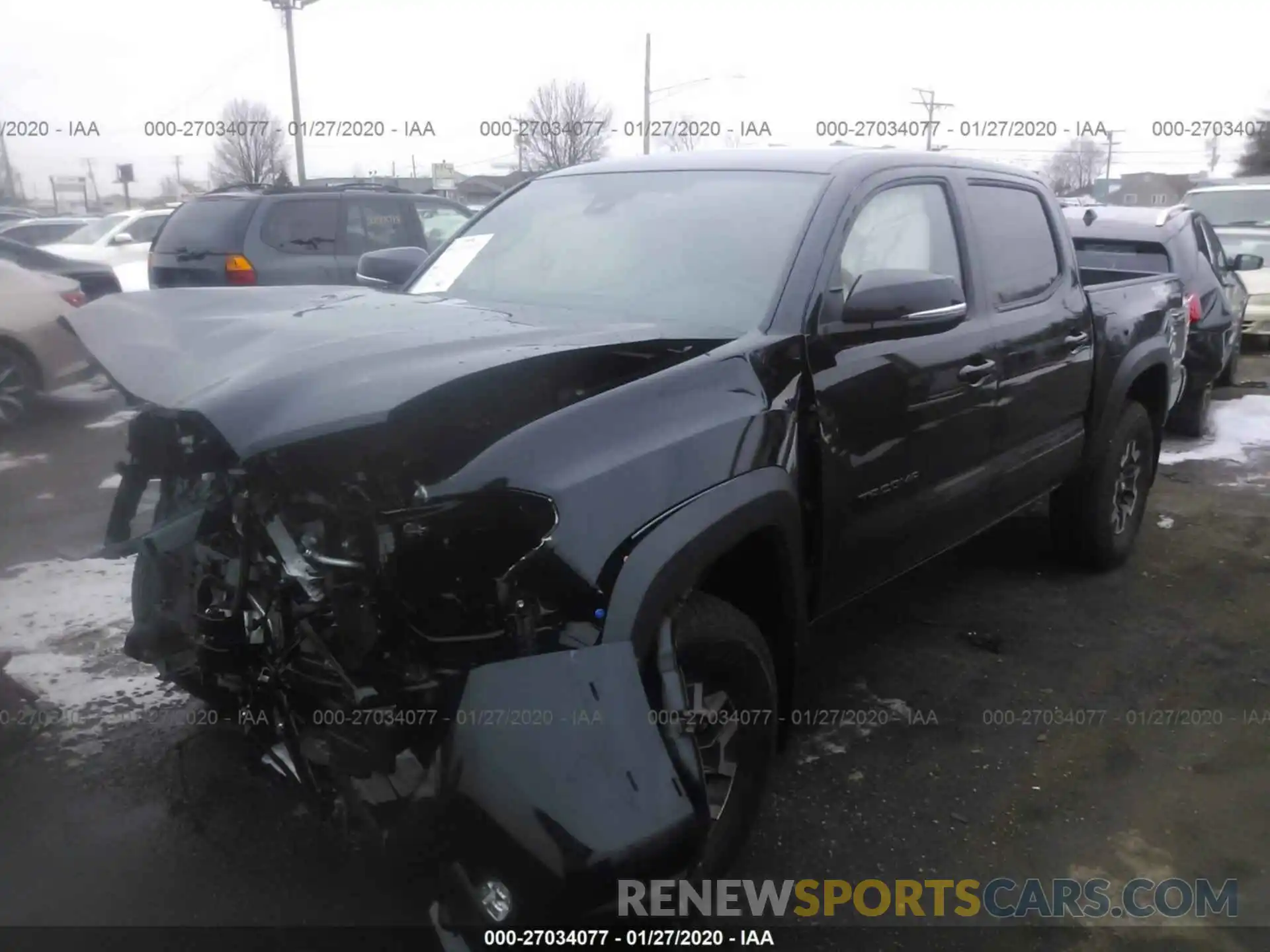 2 Photograph of a damaged car 3TMCZ5AN8LM295151 TOYOTA TACOMA 2020