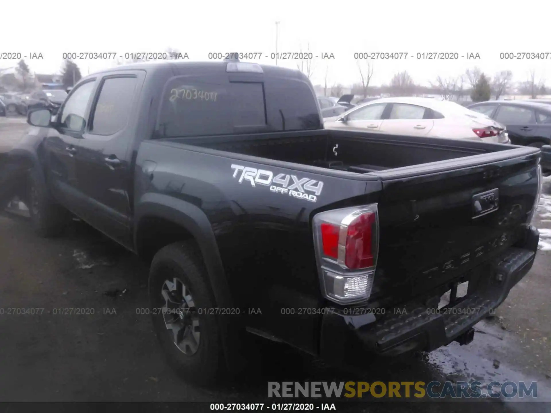 3 Photograph of a damaged car 3TMCZ5AN8LM295151 TOYOTA TACOMA 2020