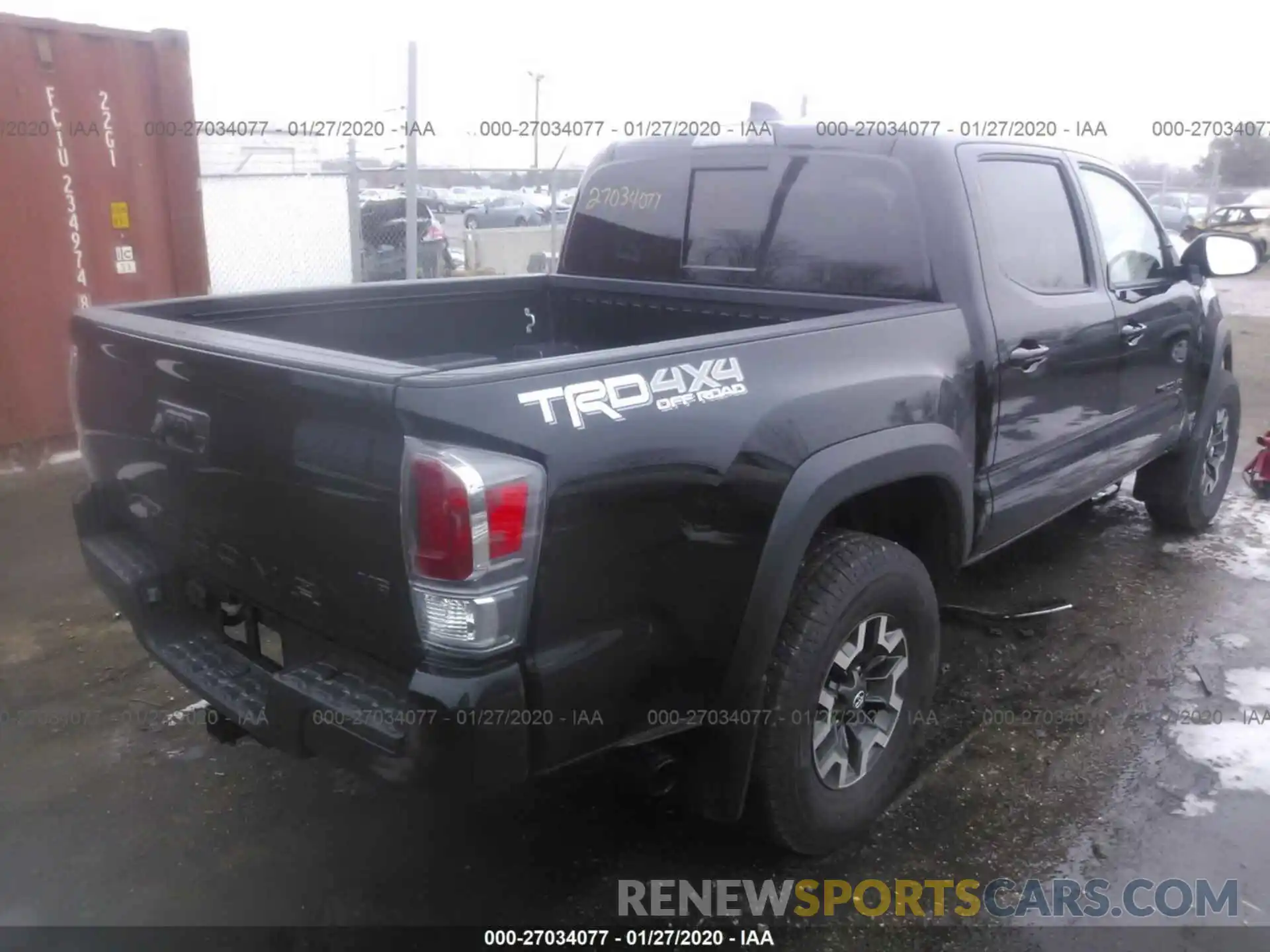 4 Photograph of a damaged car 3TMCZ5AN8LM295151 TOYOTA TACOMA 2020