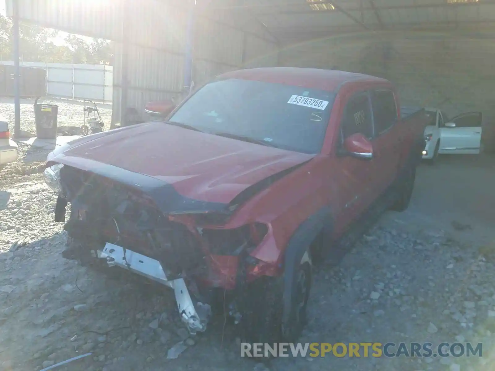 2 Photograph of a damaged car 3TMCZ5AN8LM300249 TOYOTA TACOMA 2020