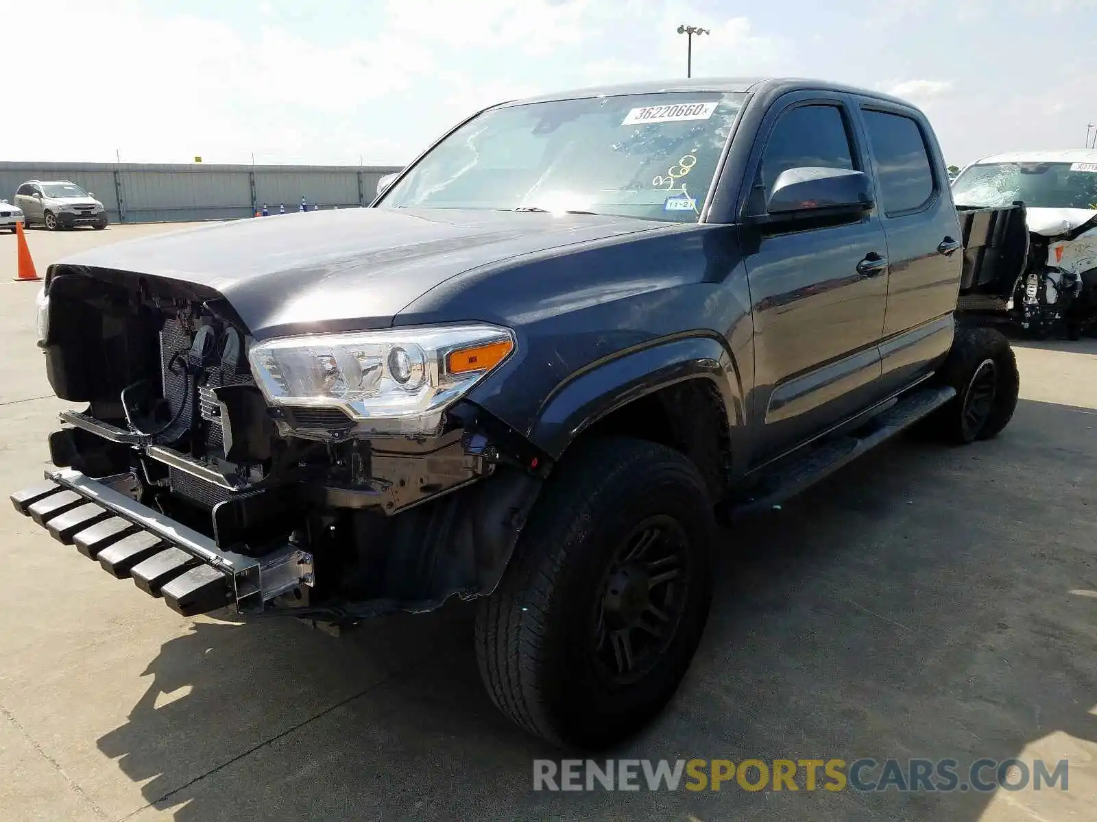 2 Photograph of a damaged car 3TMCZ5AN8LM302714 TOYOTA TACOMA 2020