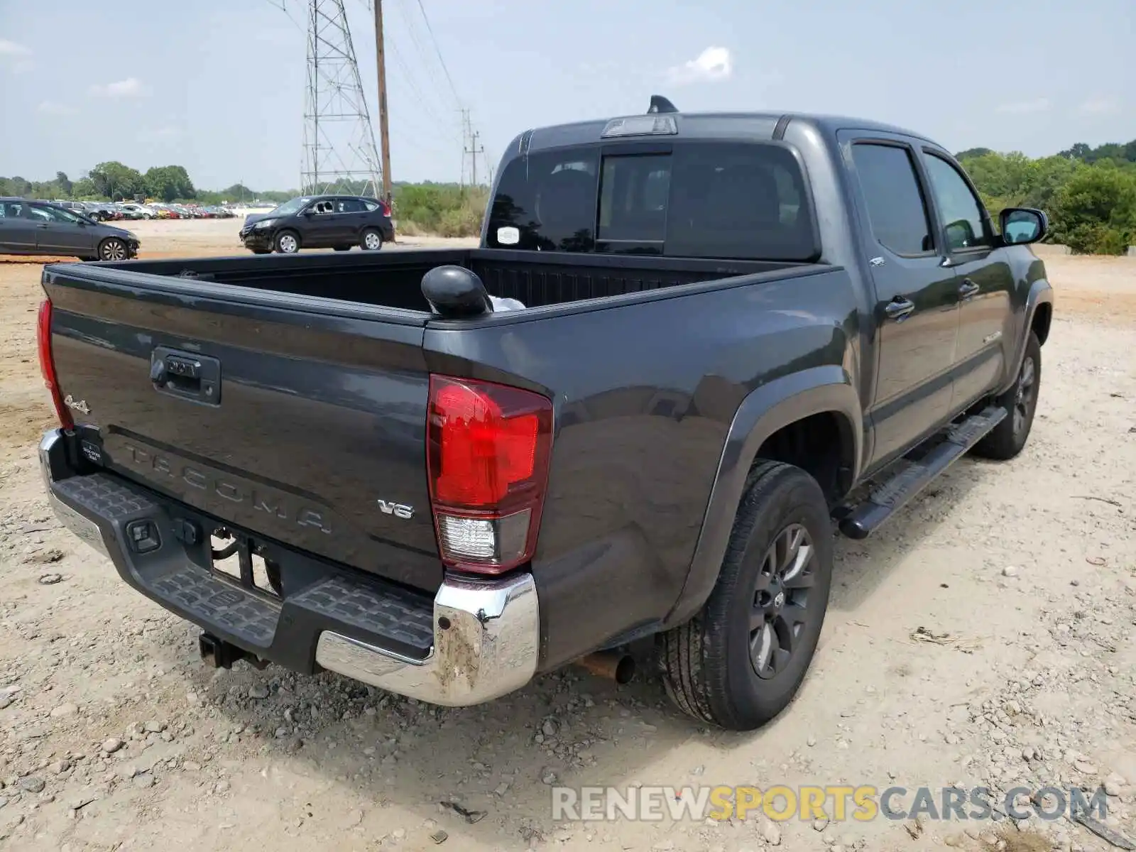 4 Photograph of a damaged car 3TMCZ5AN8LM303006 TOYOTA TACOMA 2020