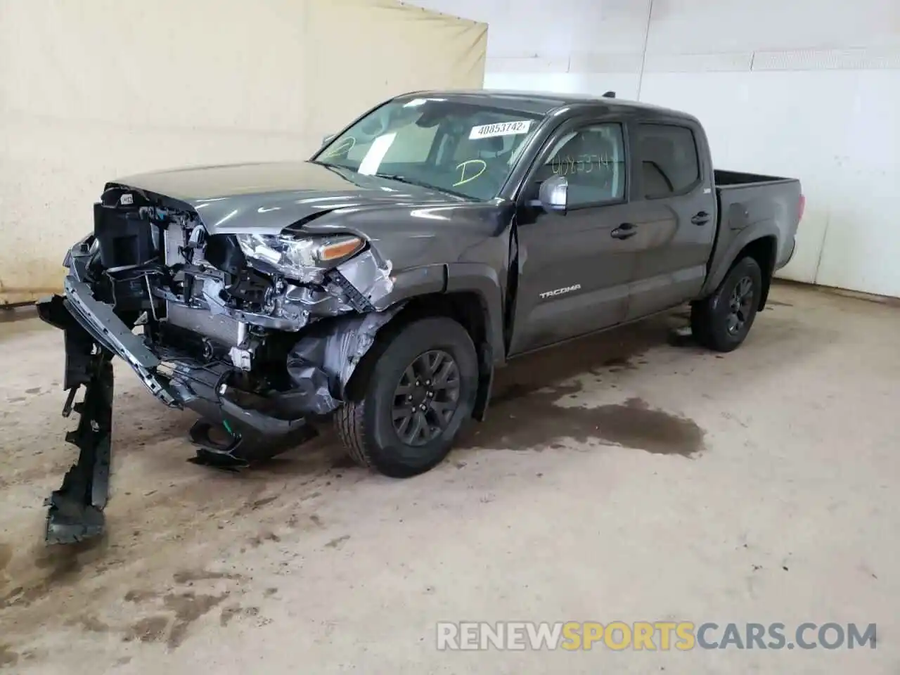 2 Photograph of a damaged car 3TMCZ5AN8LM304169 TOYOTA TACOMA 2020