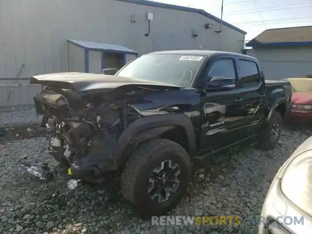 2 Photograph of a damaged car 3TMCZ5AN8LM307556 TOYOTA TACOMA 2020