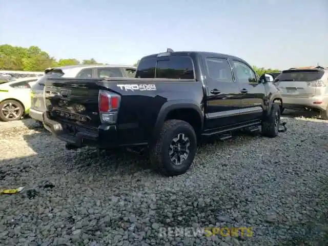 4 Photograph of a damaged car 3TMCZ5AN8LM307556 TOYOTA TACOMA 2020