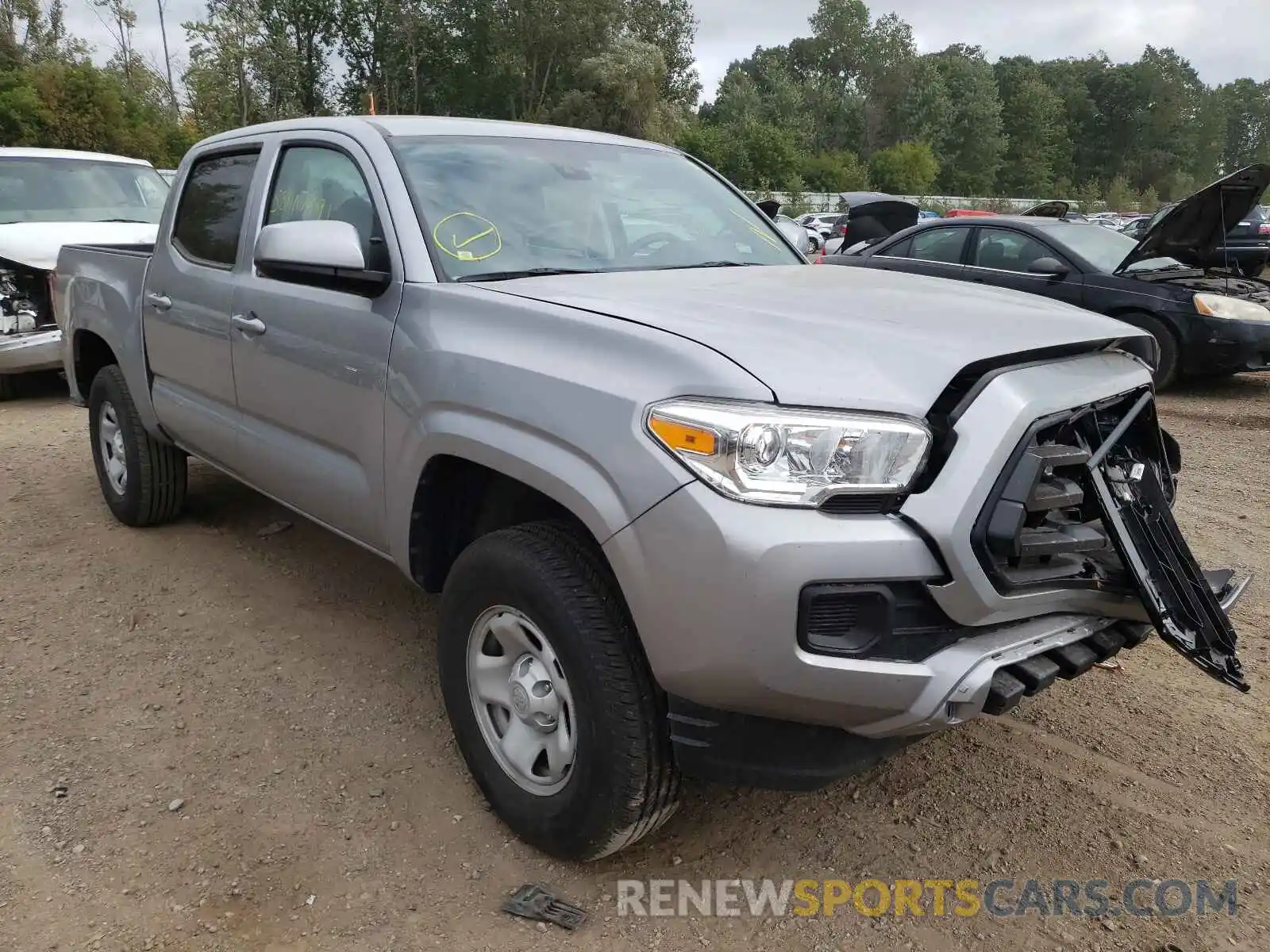 1 Photograph of a damaged car 3TMCZ5AN8LM308500 TOYOTA TACOMA 2020