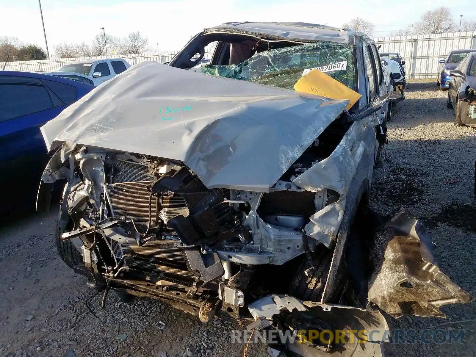 2 Photograph of a damaged car 3TMCZ5AN8LM309386 TOYOTA TACOMA 2020