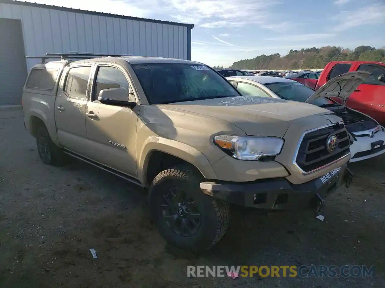 1 Photograph of a damaged car 3TMCZ5AN8LM309730 TOYOTA TACOMA 2020