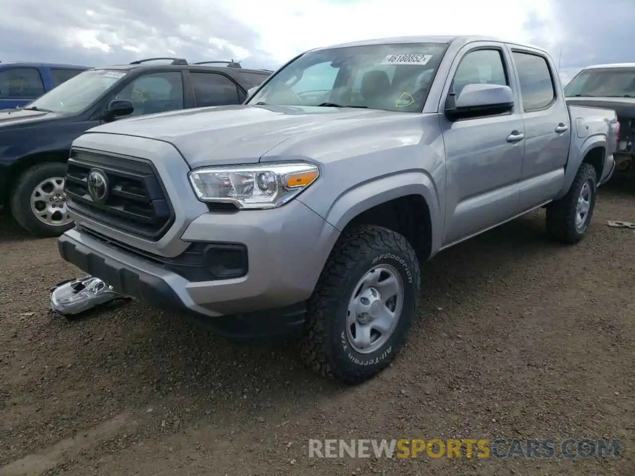 2 Photograph of a damaged car 3TMCZ5AN8LM309825 TOYOTA TACOMA 2020