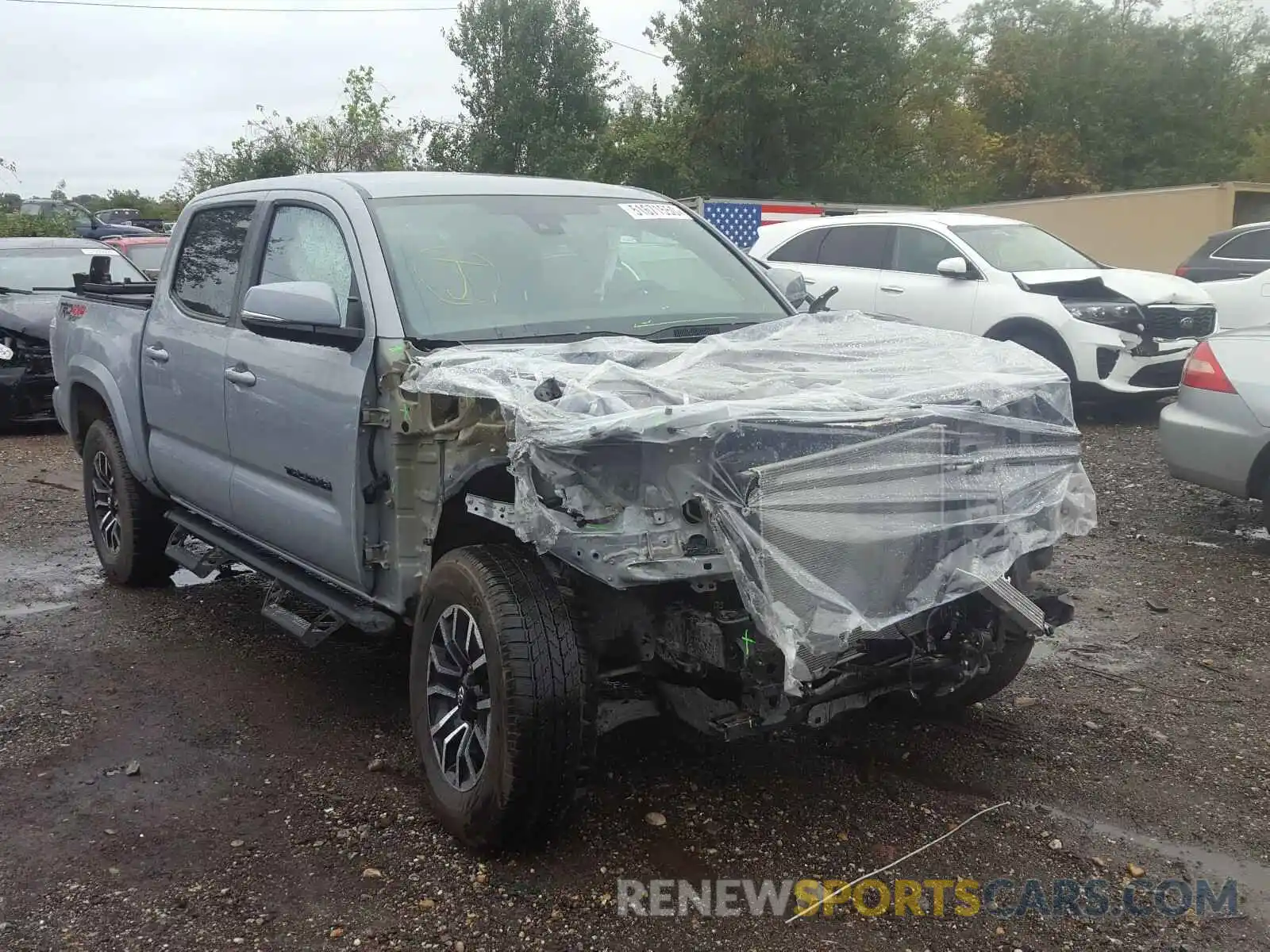 1 Photograph of a damaged car 3TMCZ5AN8LM312109 TOYOTA TACOMA 2020