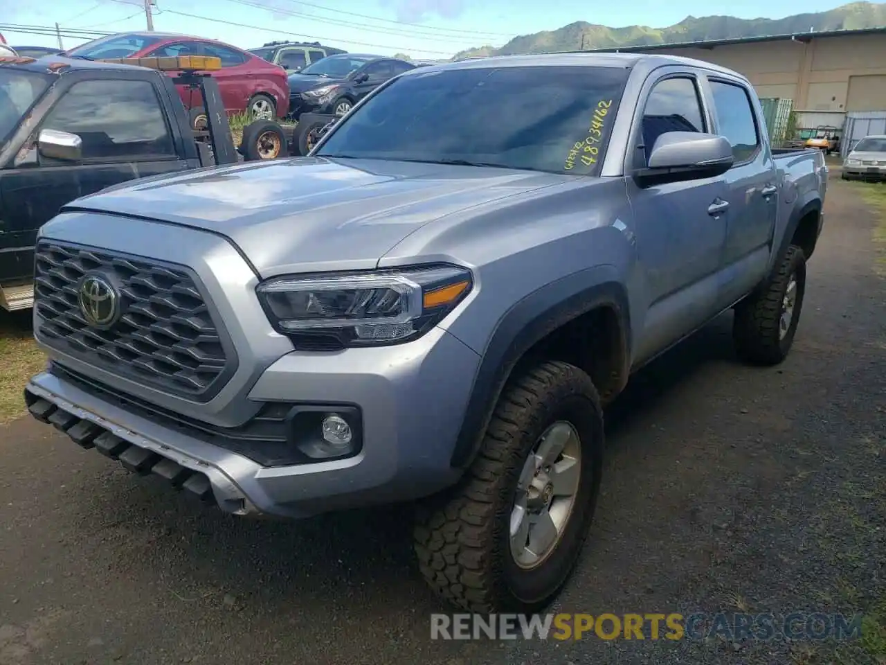 2 Photograph of a damaged car 3TMCZ5AN8LM312594 TOYOTA TACOMA 2020