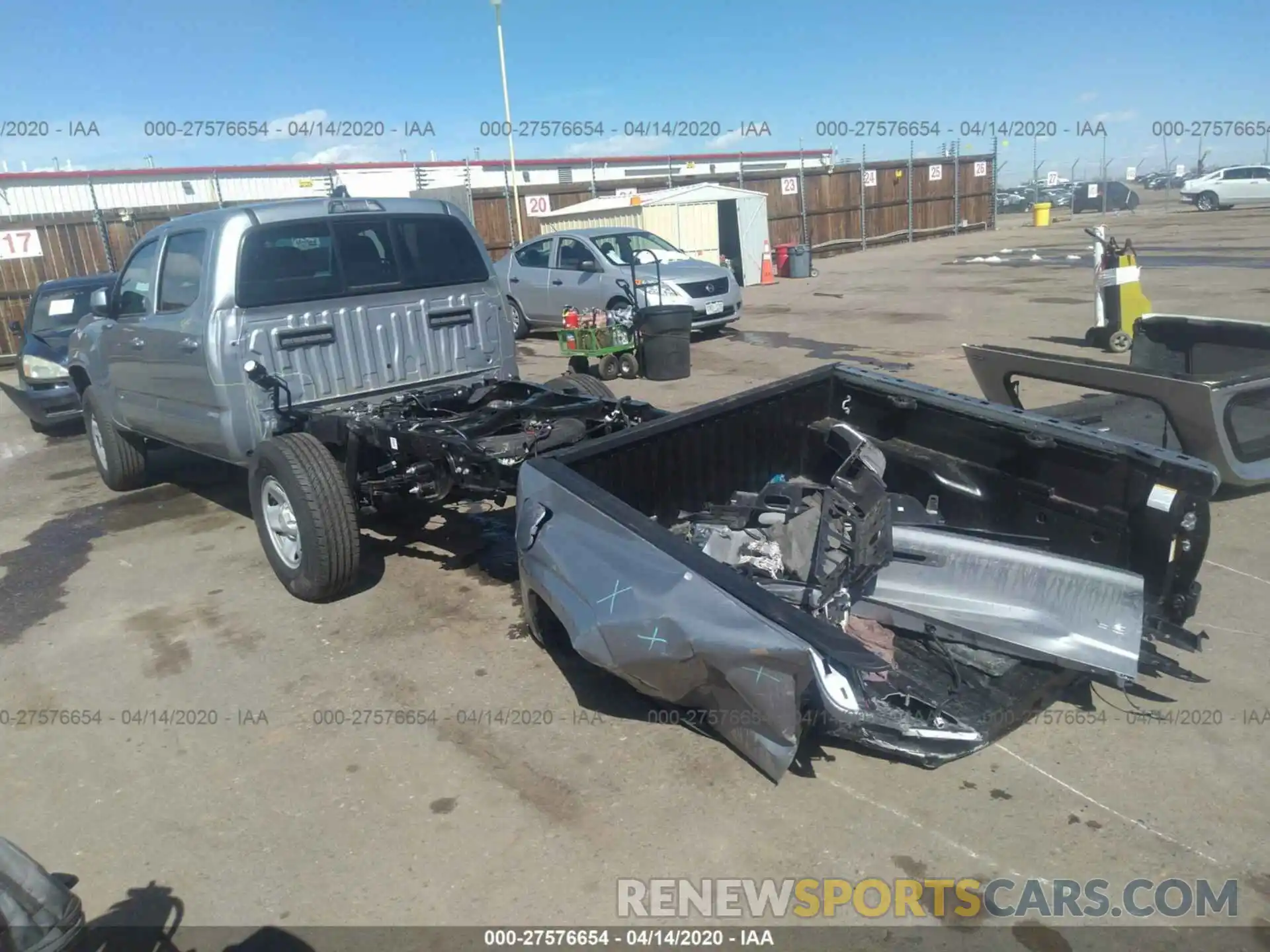 3 Photograph of a damaged car 3TMCZ5AN8LM314006 TOYOTA TACOMA 2020