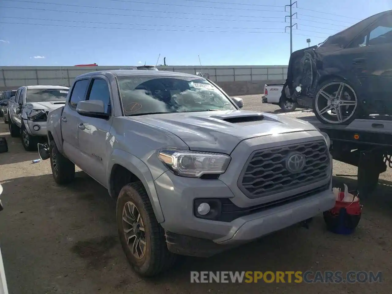 1 Photograph of a damaged car 3TMCZ5AN8LM315687 TOYOTA TACOMA 2020