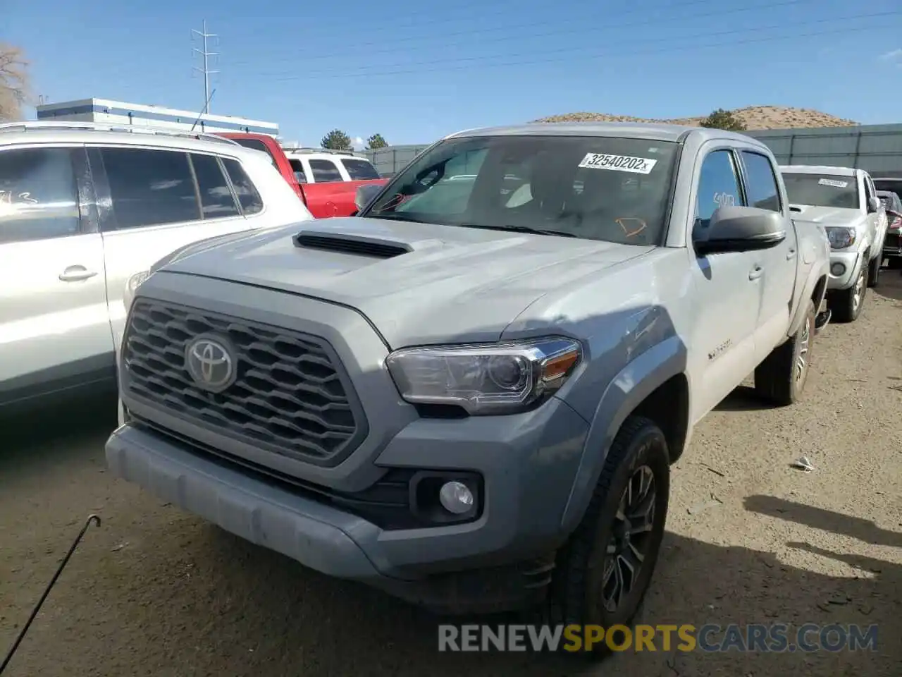 2 Photograph of a damaged car 3TMCZ5AN8LM315687 TOYOTA TACOMA 2020