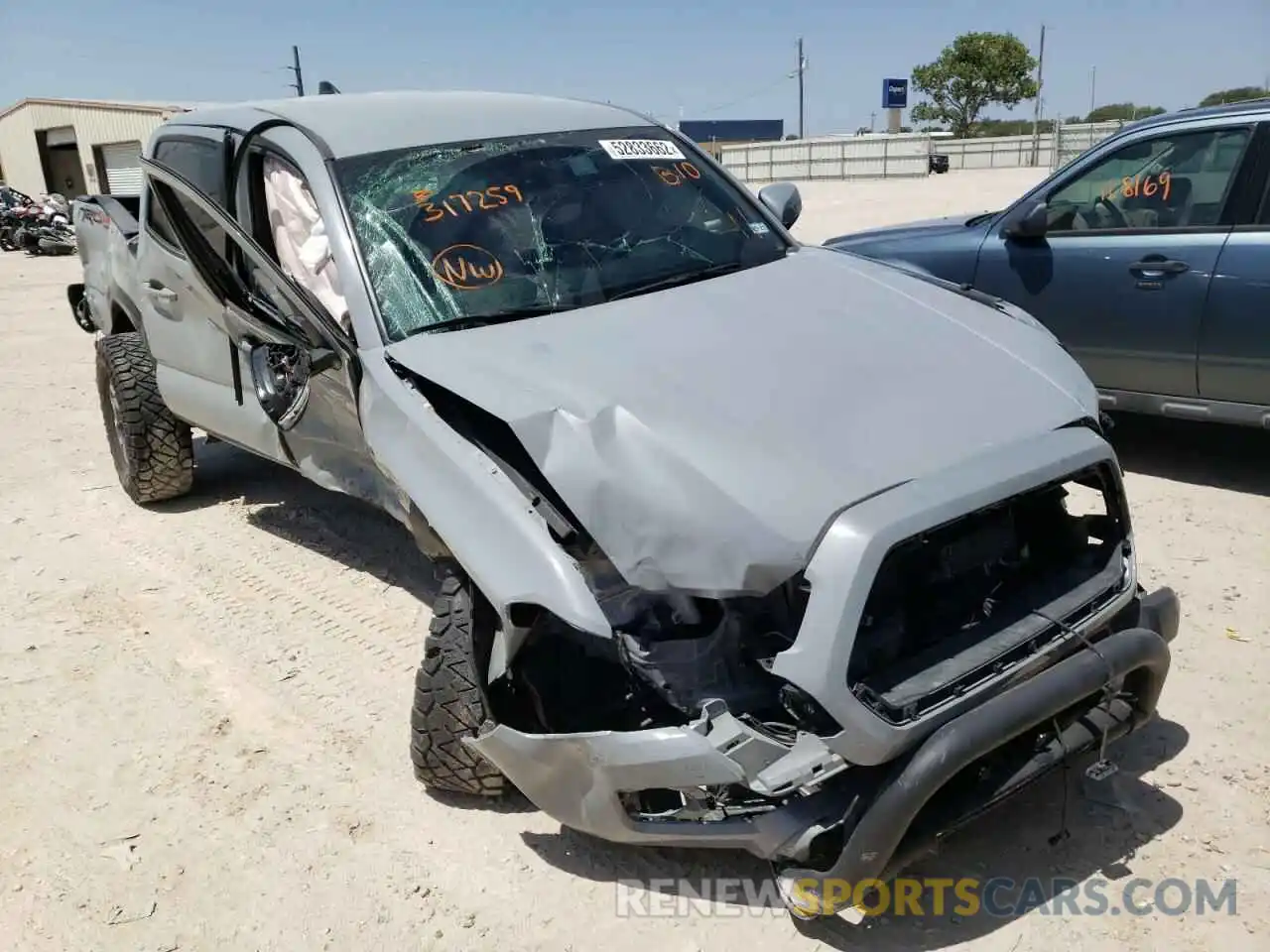 1 Photograph of a damaged car 3TMCZ5AN8LM317259 TOYOTA TACOMA 2020