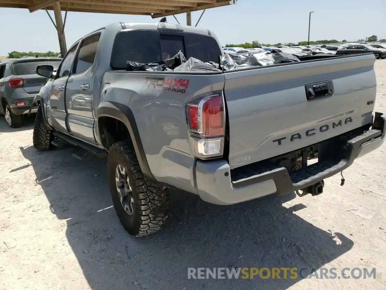 3 Photograph of a damaged car 3TMCZ5AN8LM317259 TOYOTA TACOMA 2020