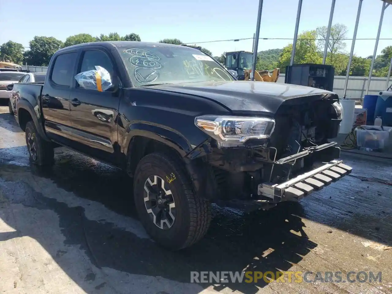 1 Photograph of a damaged car 3TMCZ5AN8LM322056 TOYOTA TACOMA 2020