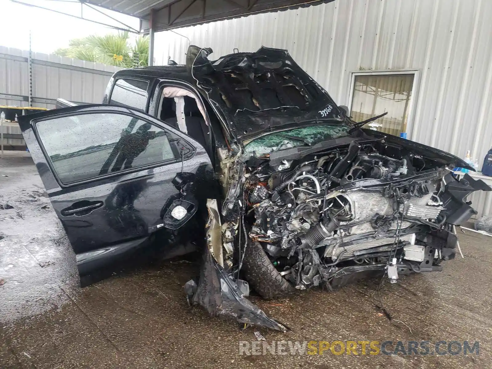 1 Photograph of a damaged car 3TMCZ5AN8LM322610 TOYOTA TACOMA 2020