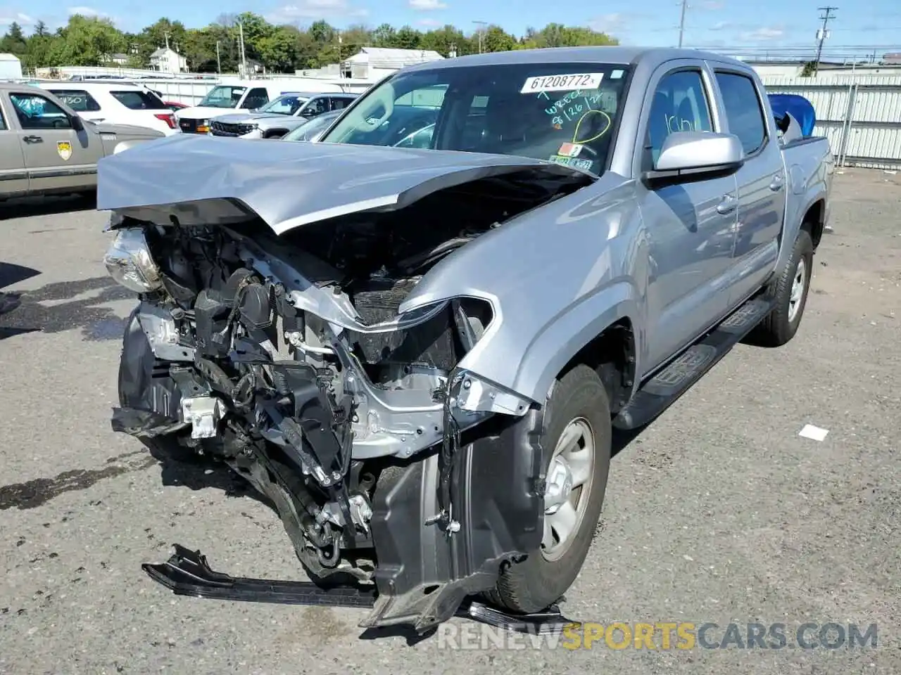 2 Photograph of a damaged car 3TMCZ5AN8LM326141 TOYOTA TACOMA 2020