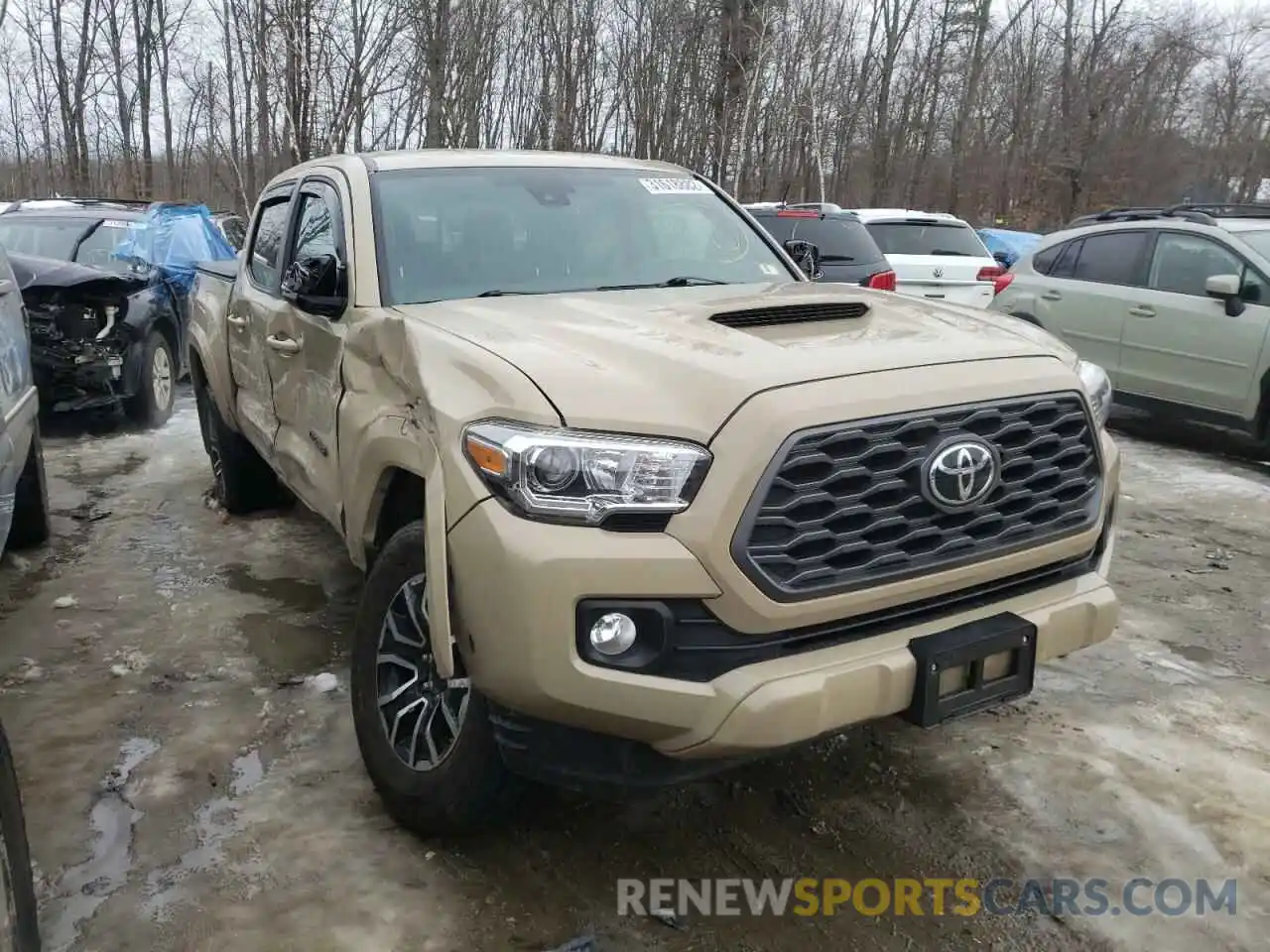 1 Photograph of a damaged car 3TMCZ5AN8LM328102 TOYOTA TACOMA 2020