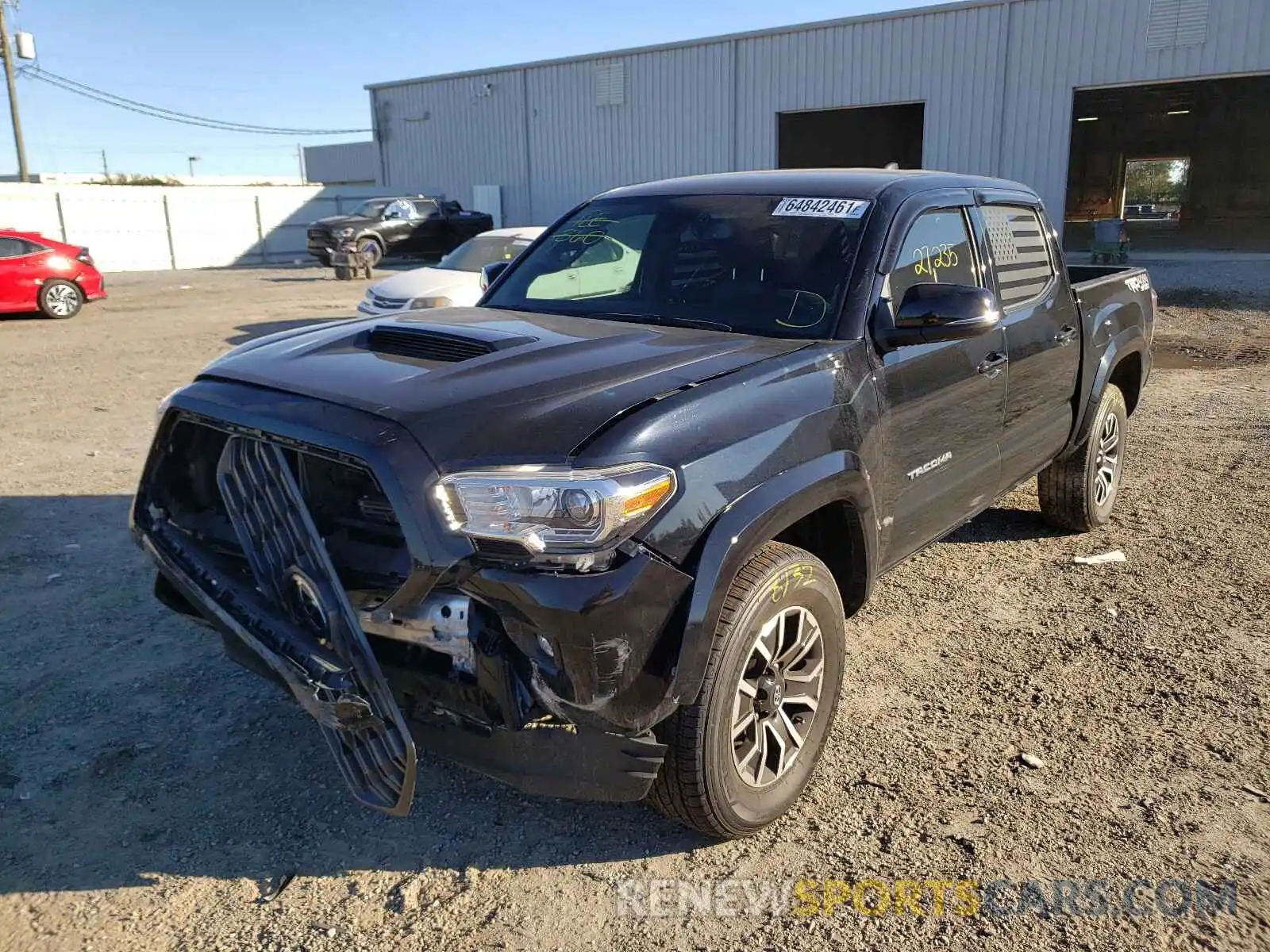 2 Photograph of a damaged car 3TMCZ5AN8LM329623 TOYOTA TACOMA 2020