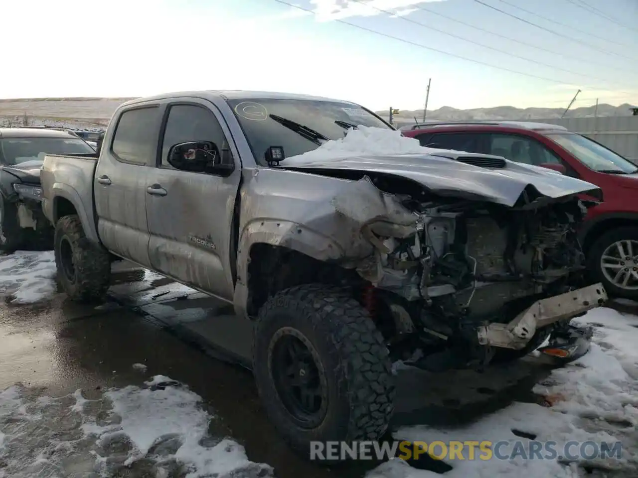 1 Photograph of a damaged car 3TMCZ5AN8LM329976 TOYOTA TACOMA 2020