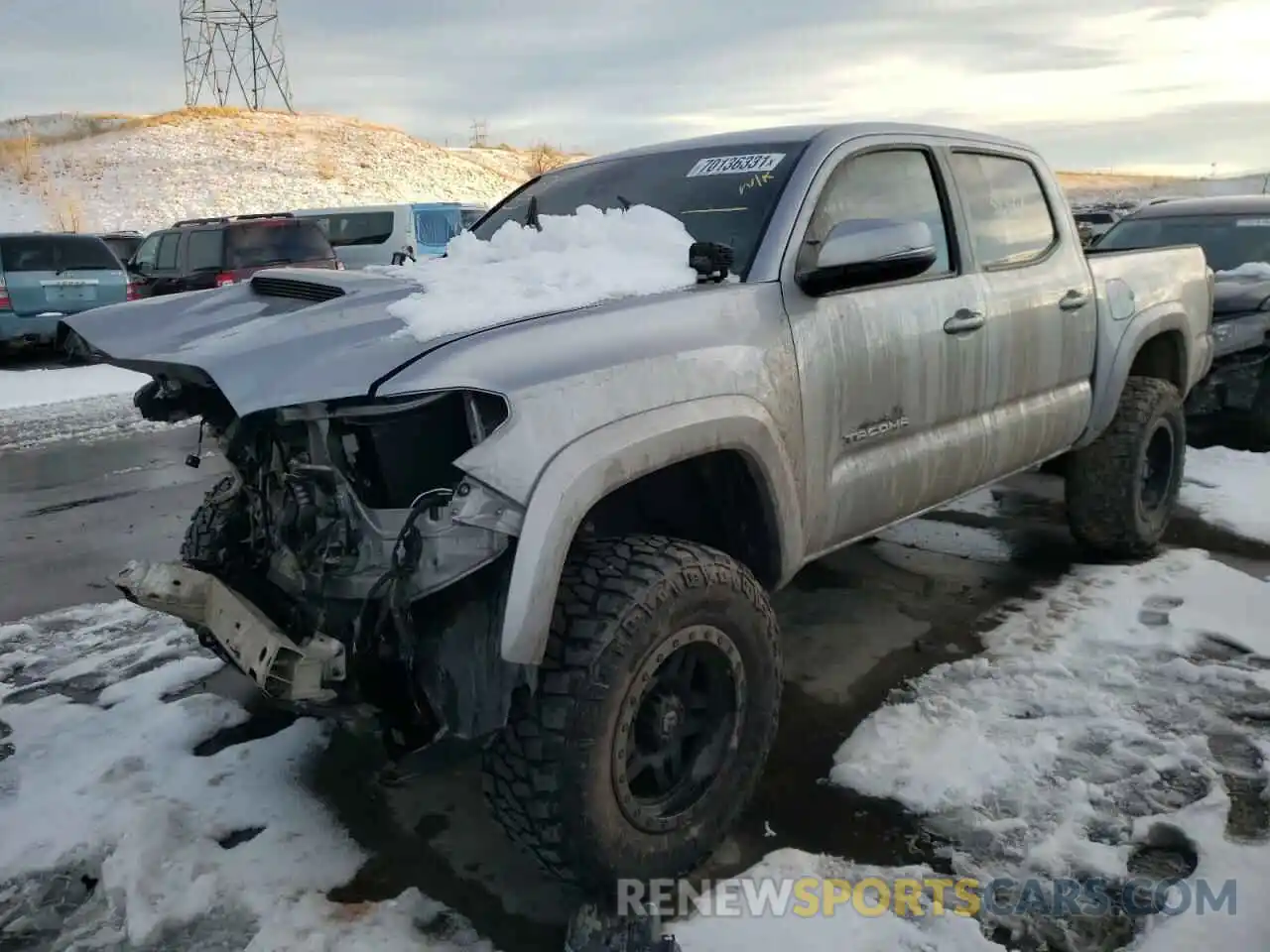 2 Photograph of a damaged car 3TMCZ5AN8LM329976 TOYOTA TACOMA 2020