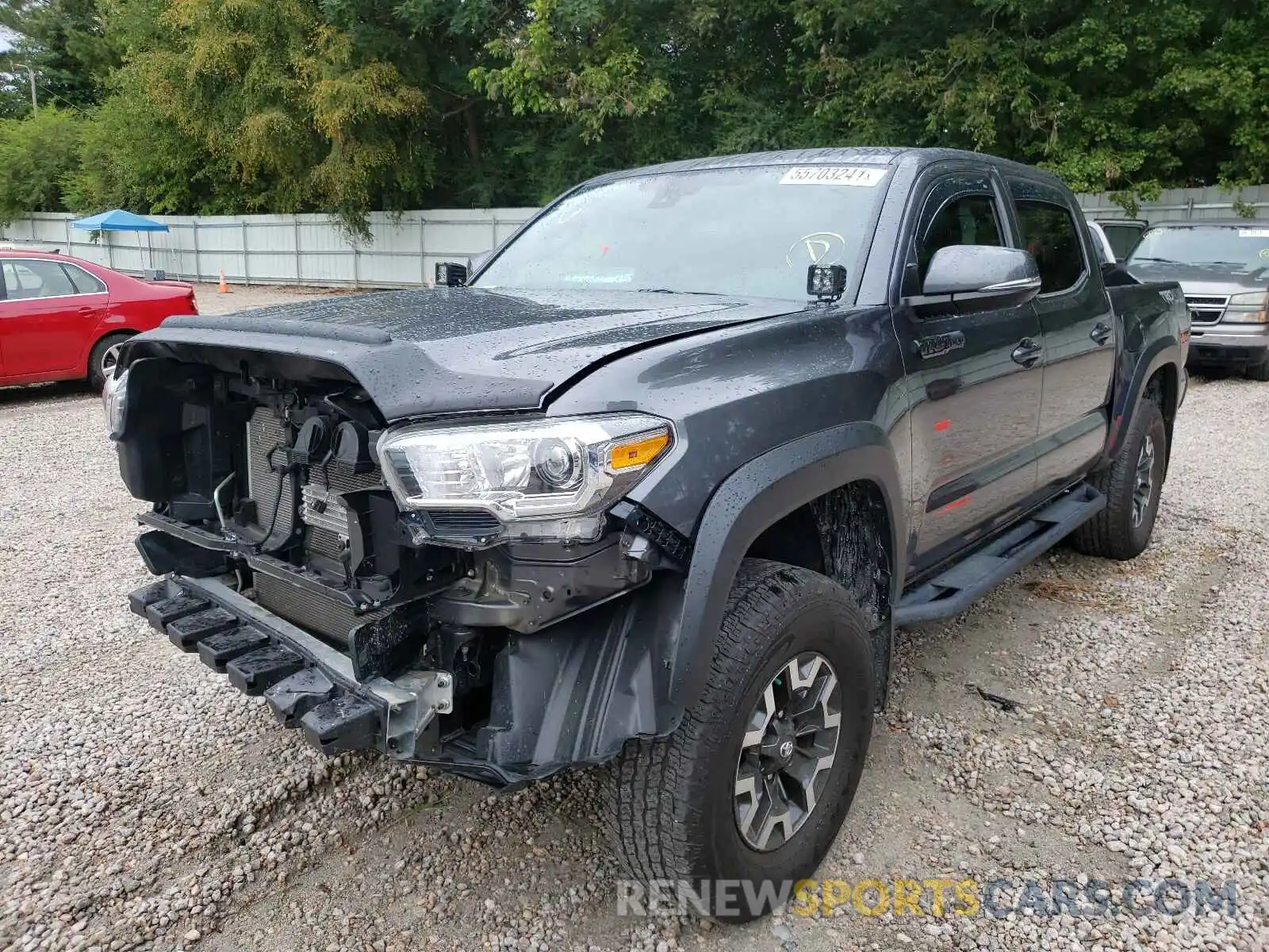 2 Photograph of a damaged car 3TMCZ5AN8LM332232 TOYOTA TACOMA 2020