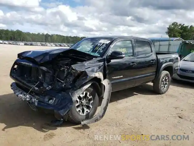 2 Photograph of a damaged car 3TMCZ5AN8LM333090 TOYOTA TACOMA 2020