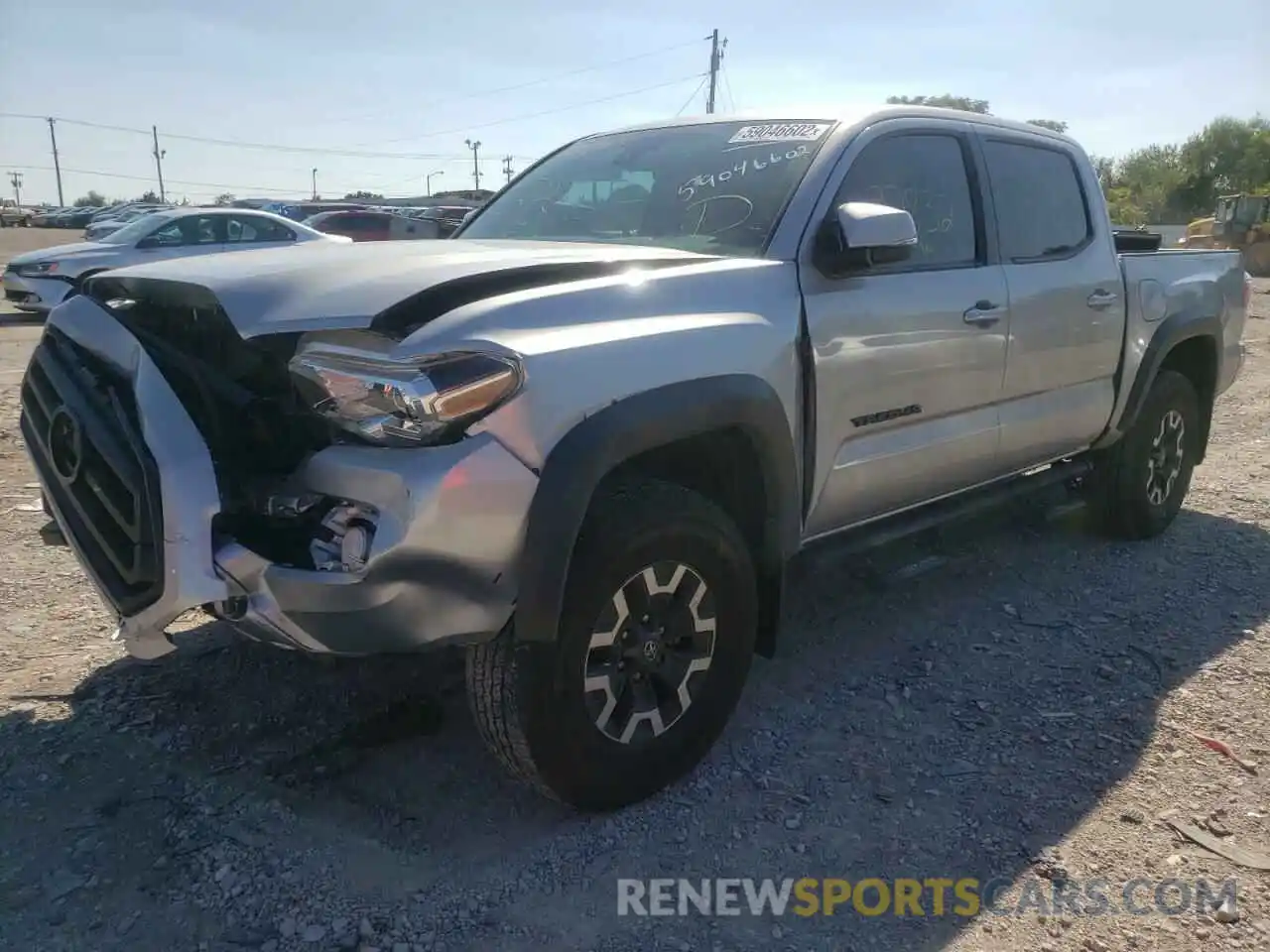 2 Photograph of a damaged car 3TMCZ5AN8LM333347 TOYOTA TACOMA 2020