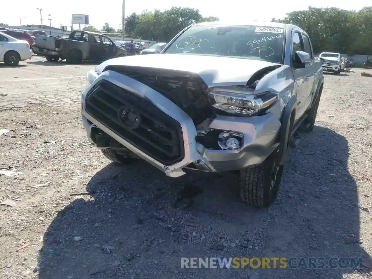 9 Photograph of a damaged car 3TMCZ5AN8LM333347 TOYOTA TACOMA 2020