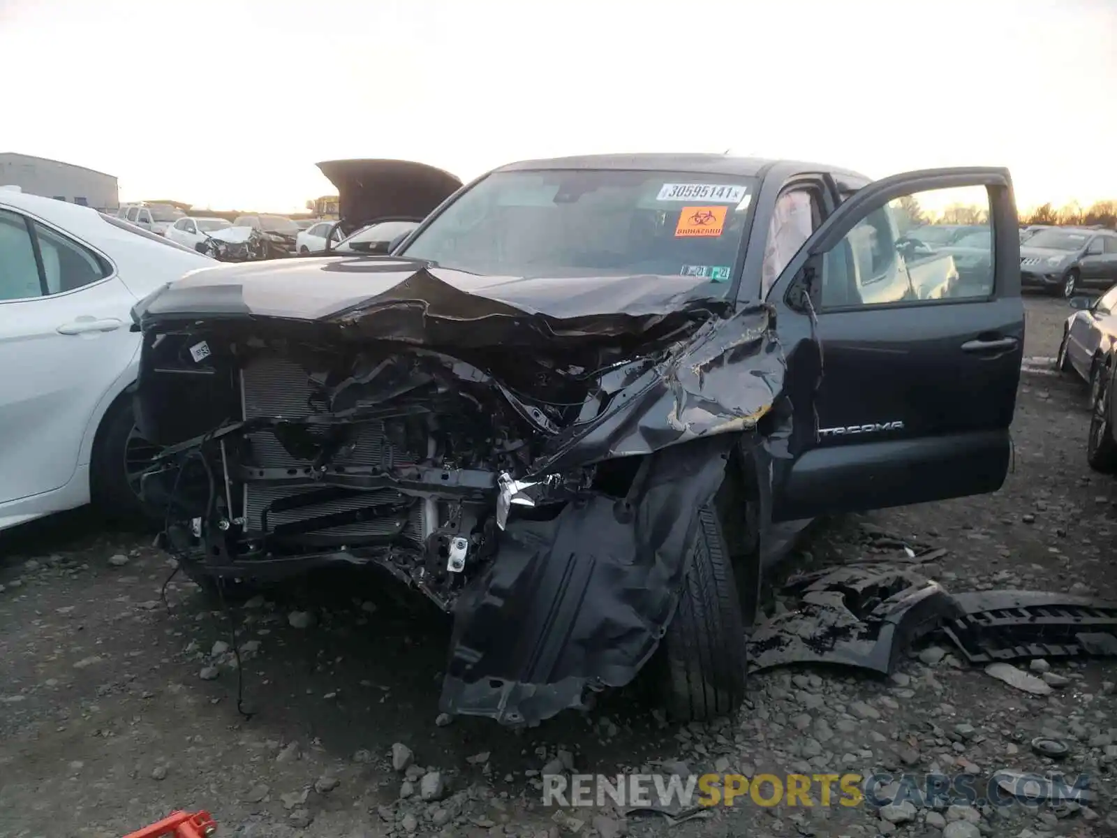 2 Photograph of a damaged car 3TMCZ5AN8LM339388 TOYOTA TACOMA 2020