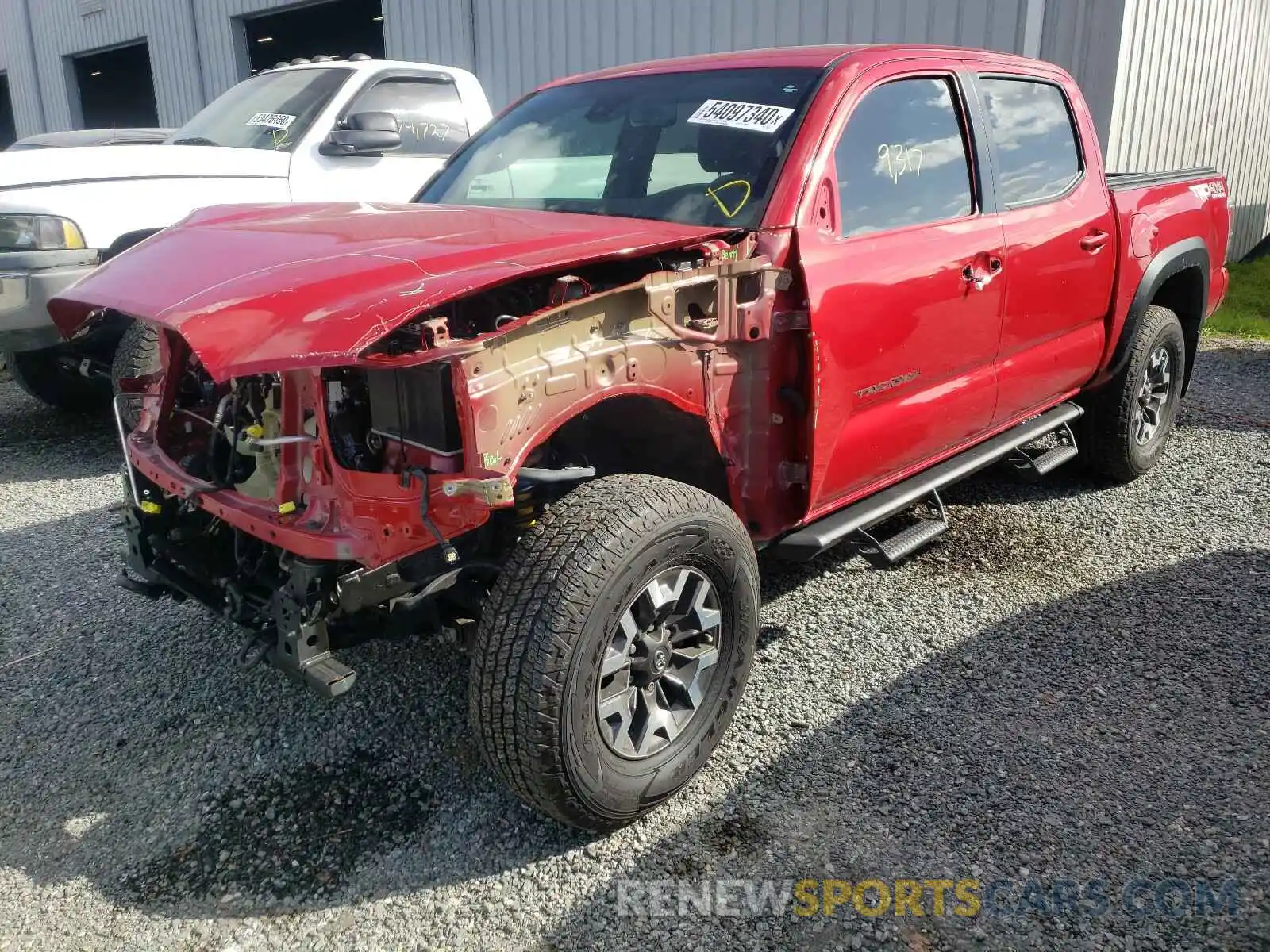 2 Photograph of a damaged car 3TMCZ5AN8LM341478 TOYOTA TACOMA 2020