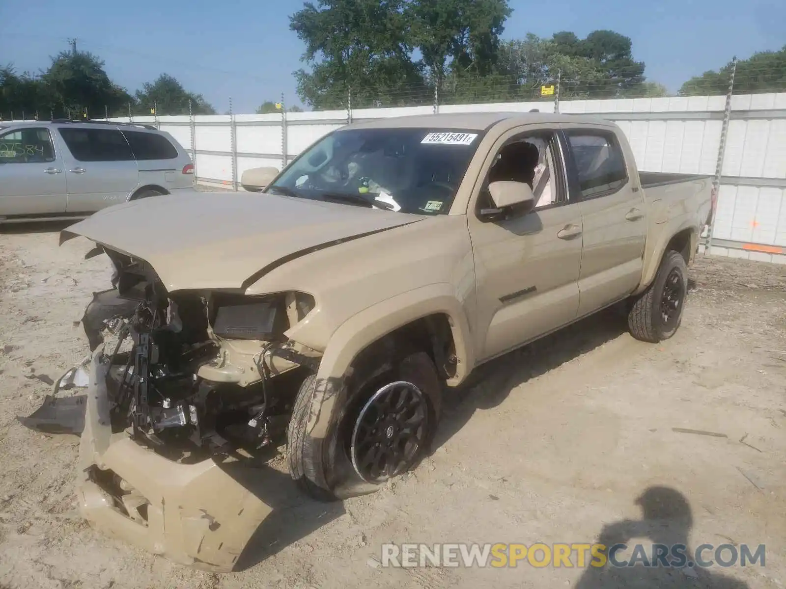 2 Photograph of a damaged car 3TMCZ5AN8LM344882 TOYOTA TACOMA 2020