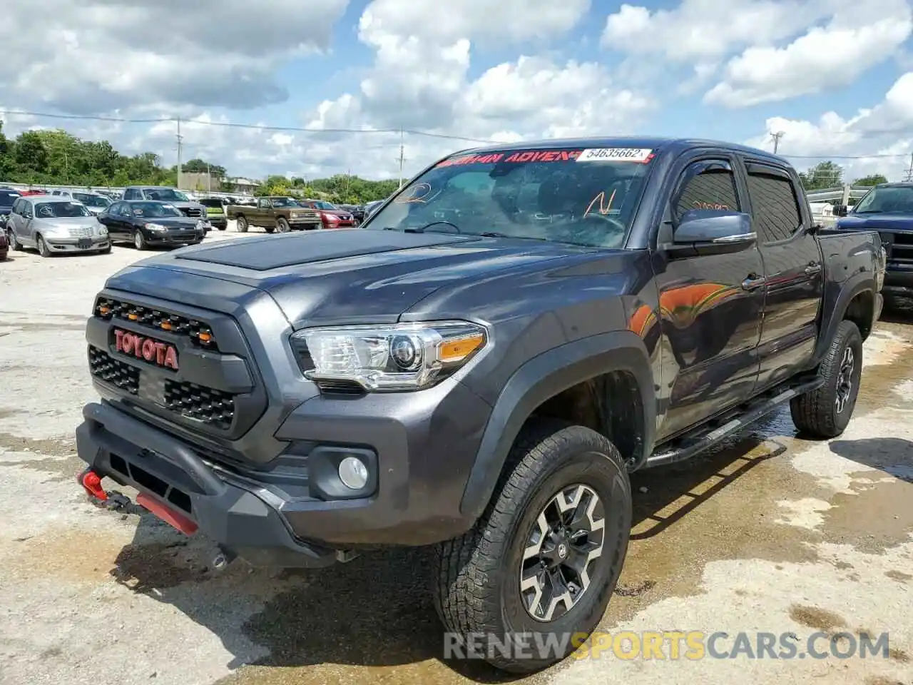 2 Photograph of a damaged car 3TMCZ5AN8LM345840 TOYOTA TACOMA 2020