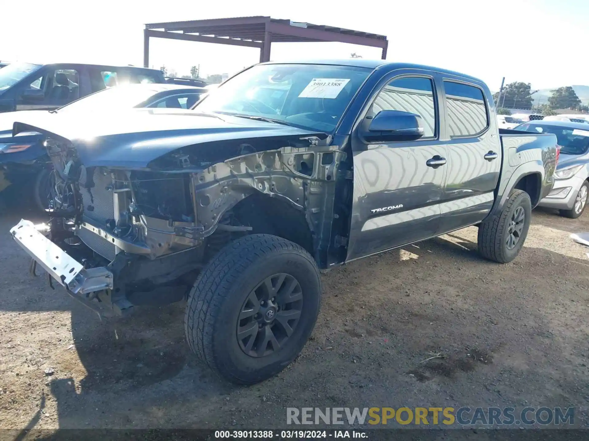 2 Photograph of a damaged car 3TMCZ5AN8LM362590 TOYOTA TACOMA 2020