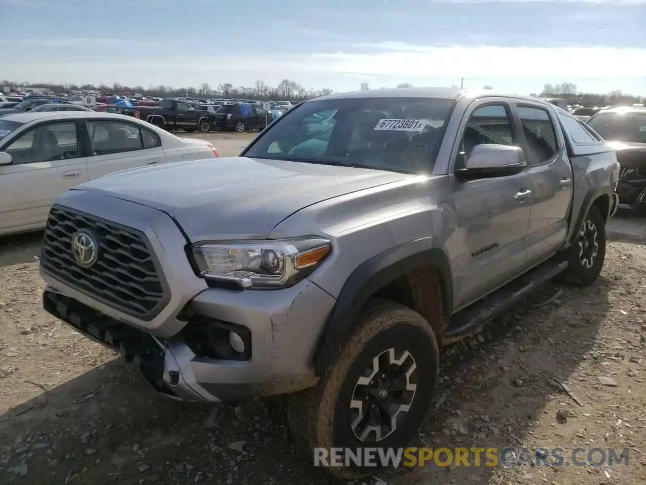 2 Photograph of a damaged car 3TMCZ5AN8LM368387 TOYOTA TACOMA 2020